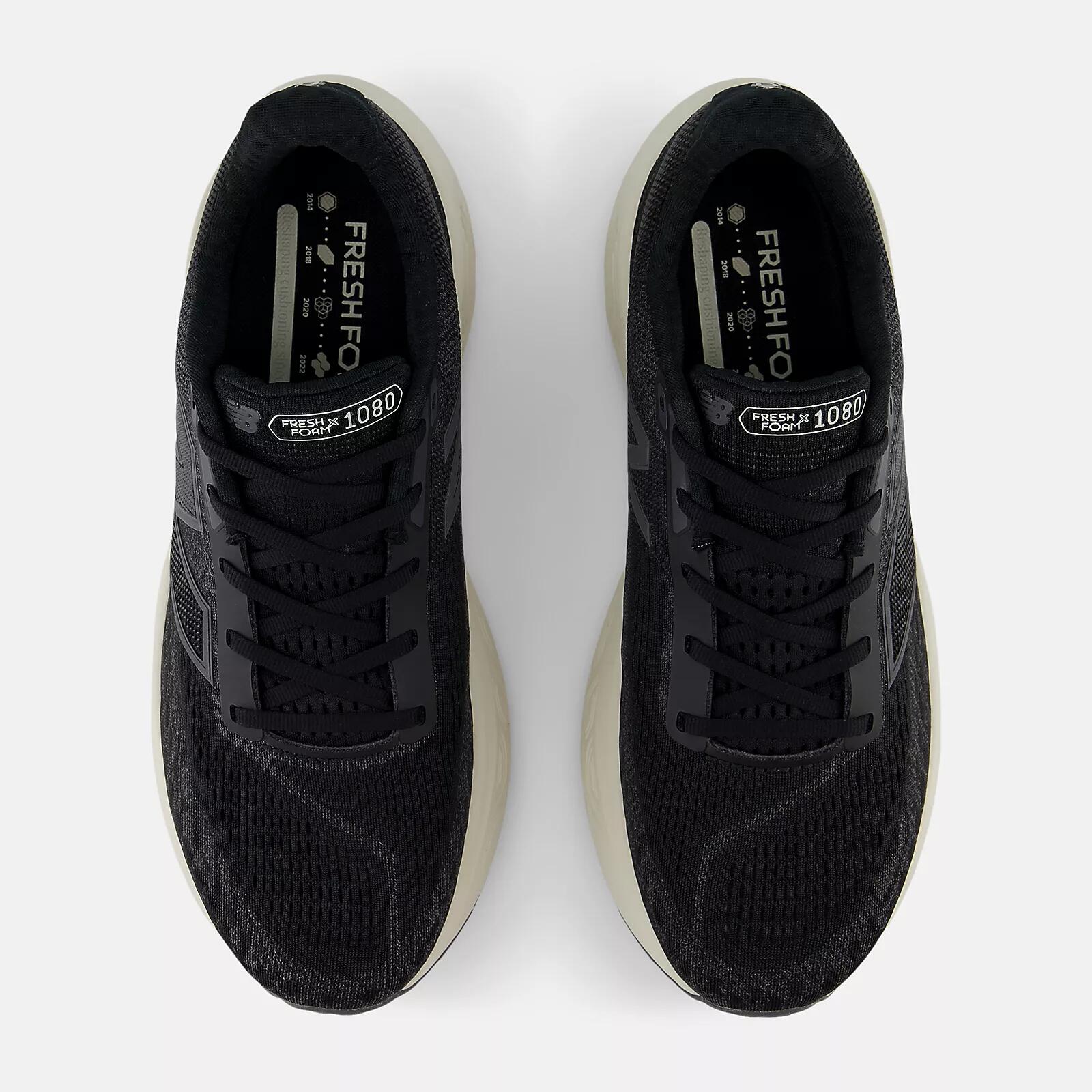 New Balance Men's Fresh Foam X 1080v14 Running Shoes - Black/Magnet/Linen - Image 5