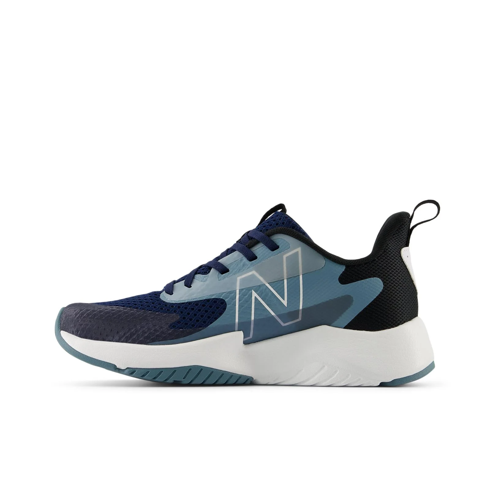 New Balance Rave Run V2 Youth Running Shoes - NB Navy/Salt Water - Image 4