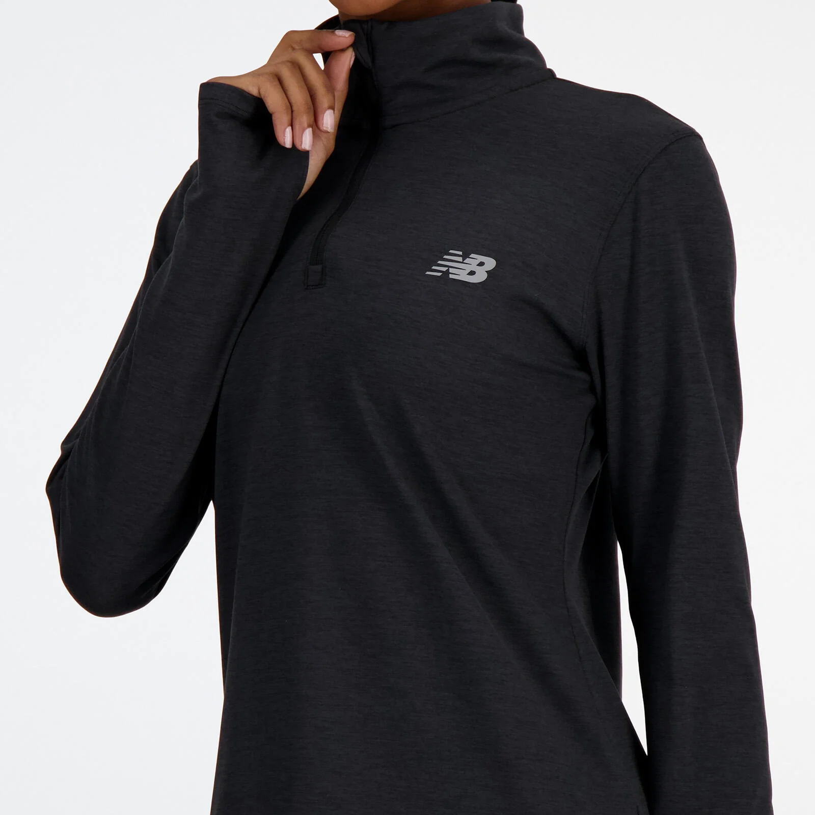 New Balance Sport Essentials Space Dye Women's Quarter Zip - Image 4