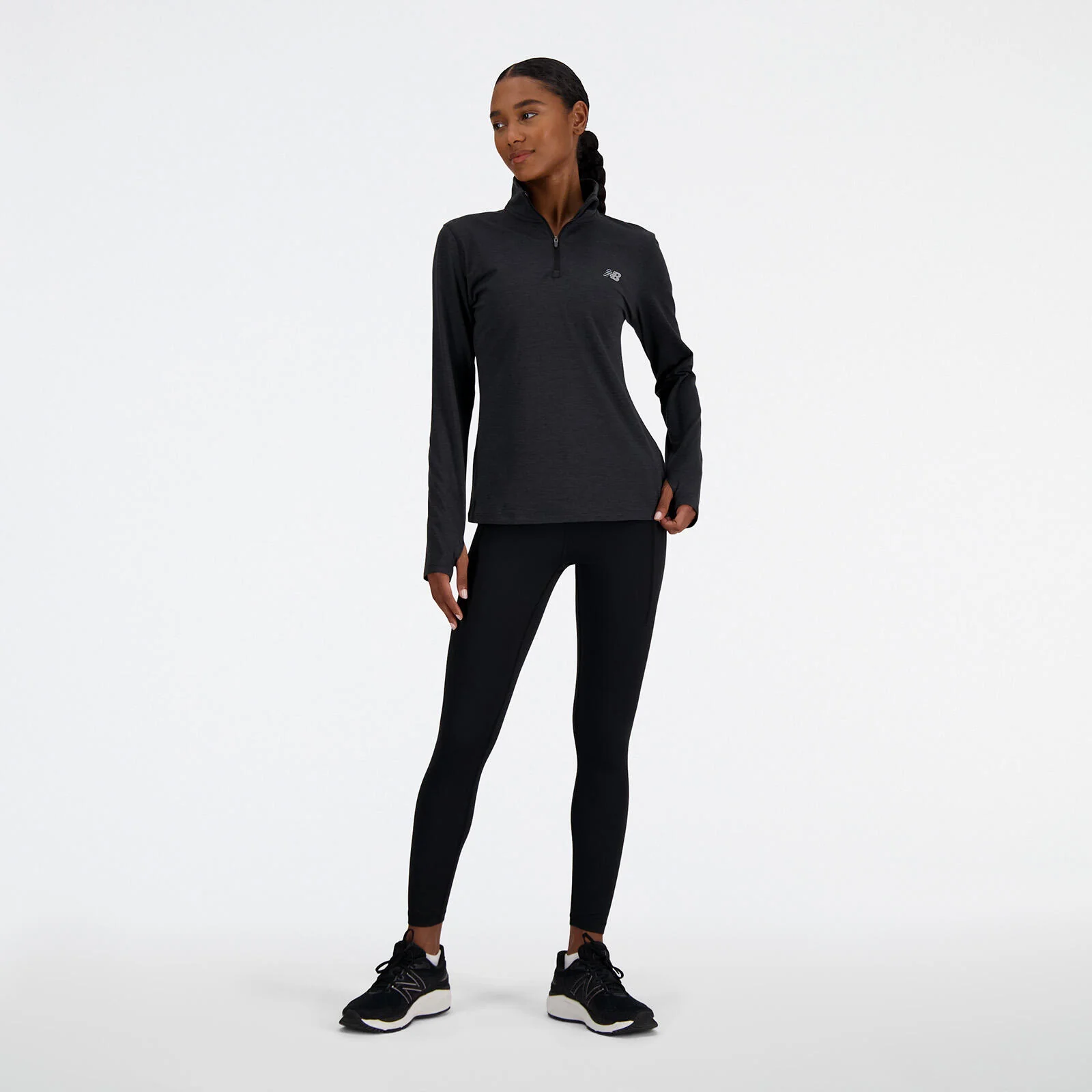New Balance Sport Essentials Space Dye Women's Quarter Zip - Image 5