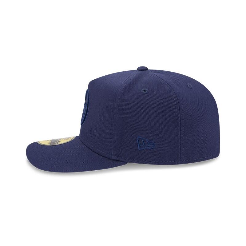 New Era 59FIFTY Edmonton Oilers A-Frame Hat - Navy - Image 4