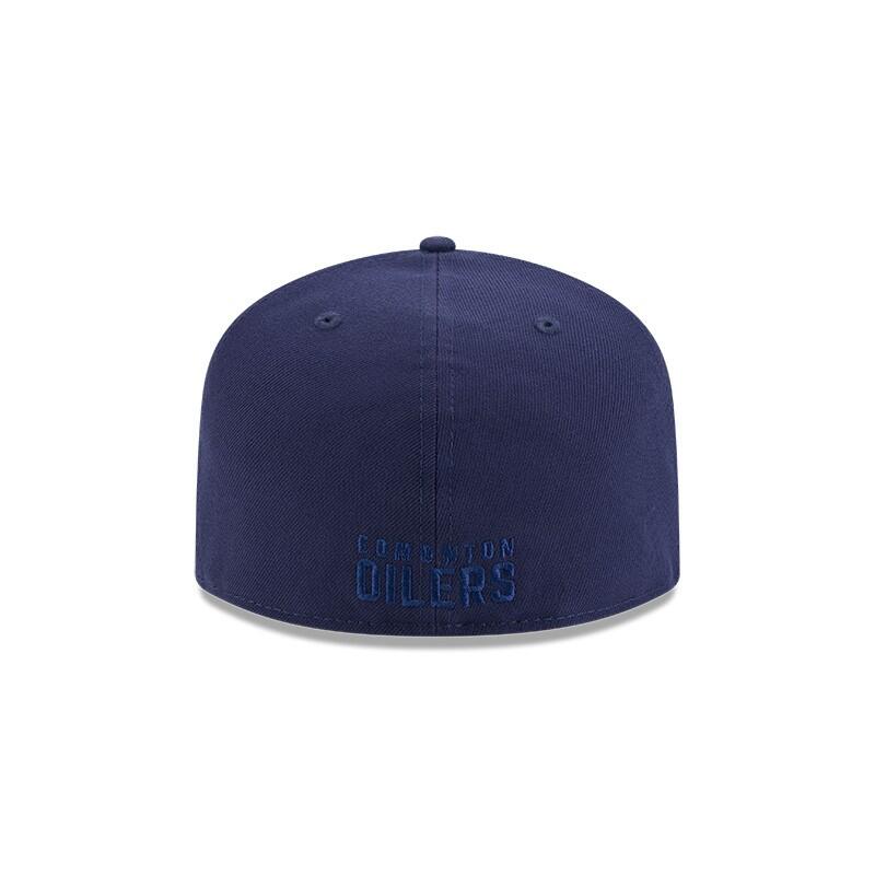 New Era 59FIFTY Edmonton Oilers A-Frame Hat - Navy - Image 5