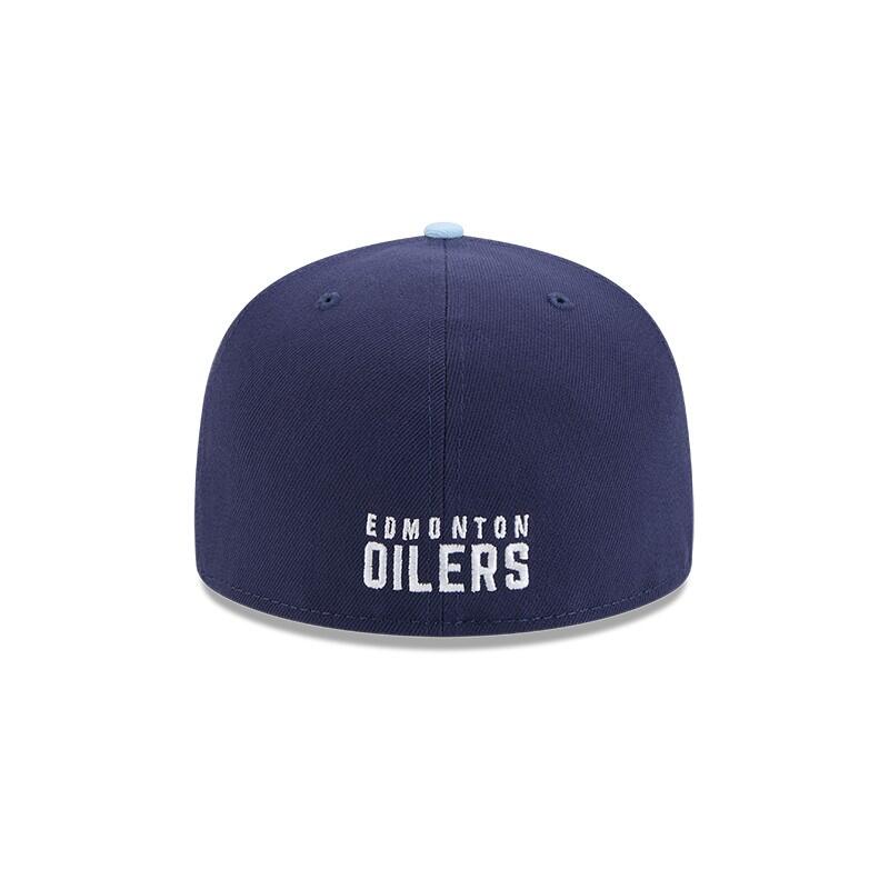 New Era 59FIFTY Edmonton Oilers 2-Tone Hat - Navy - Image 4