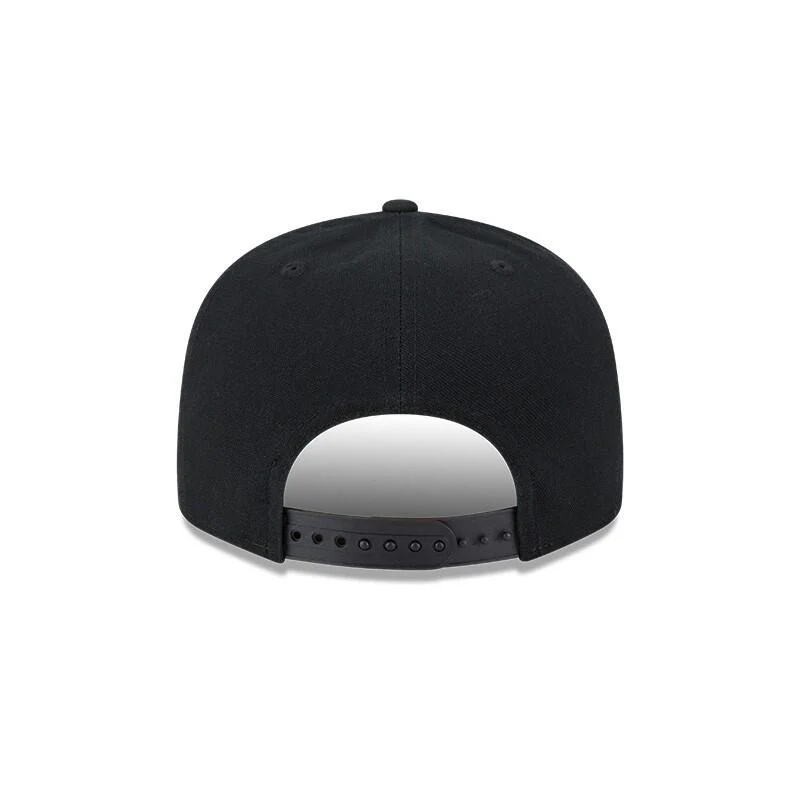 New Era 9FIFTY Split Panel Edmonton Oilers Hat - Black - Image 4