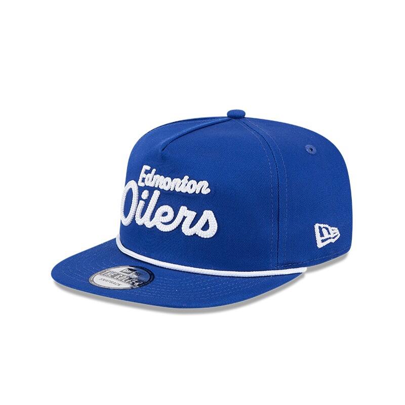 New Era Script Golfer Edmonton Oilers Hat