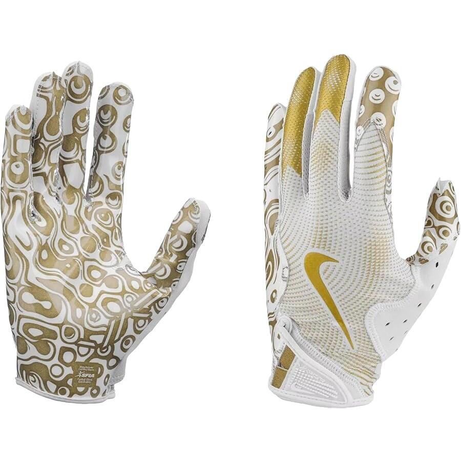 Nike Vapor Jet 8.0 Football Gloves - Metallic - Image 6