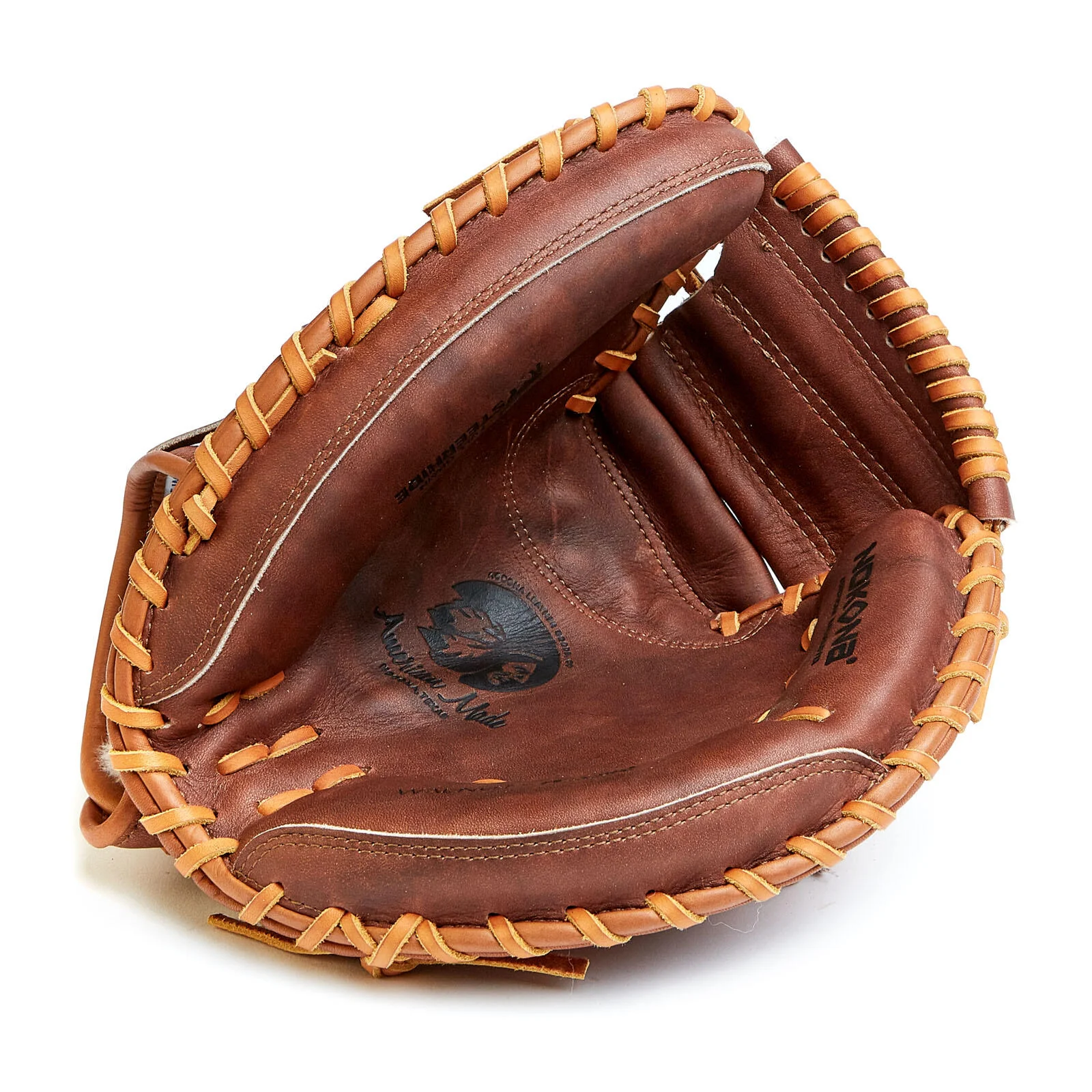 Nokona Walnut W-3350 Closed Web Baseball Catchers Mitt - 33.5" - Image 2