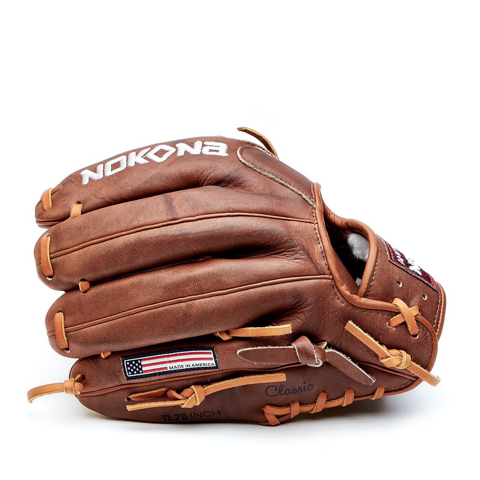 Nokona Walnut W-1175 H-Web Infield Baseball Glove - 11.75" - Image 4