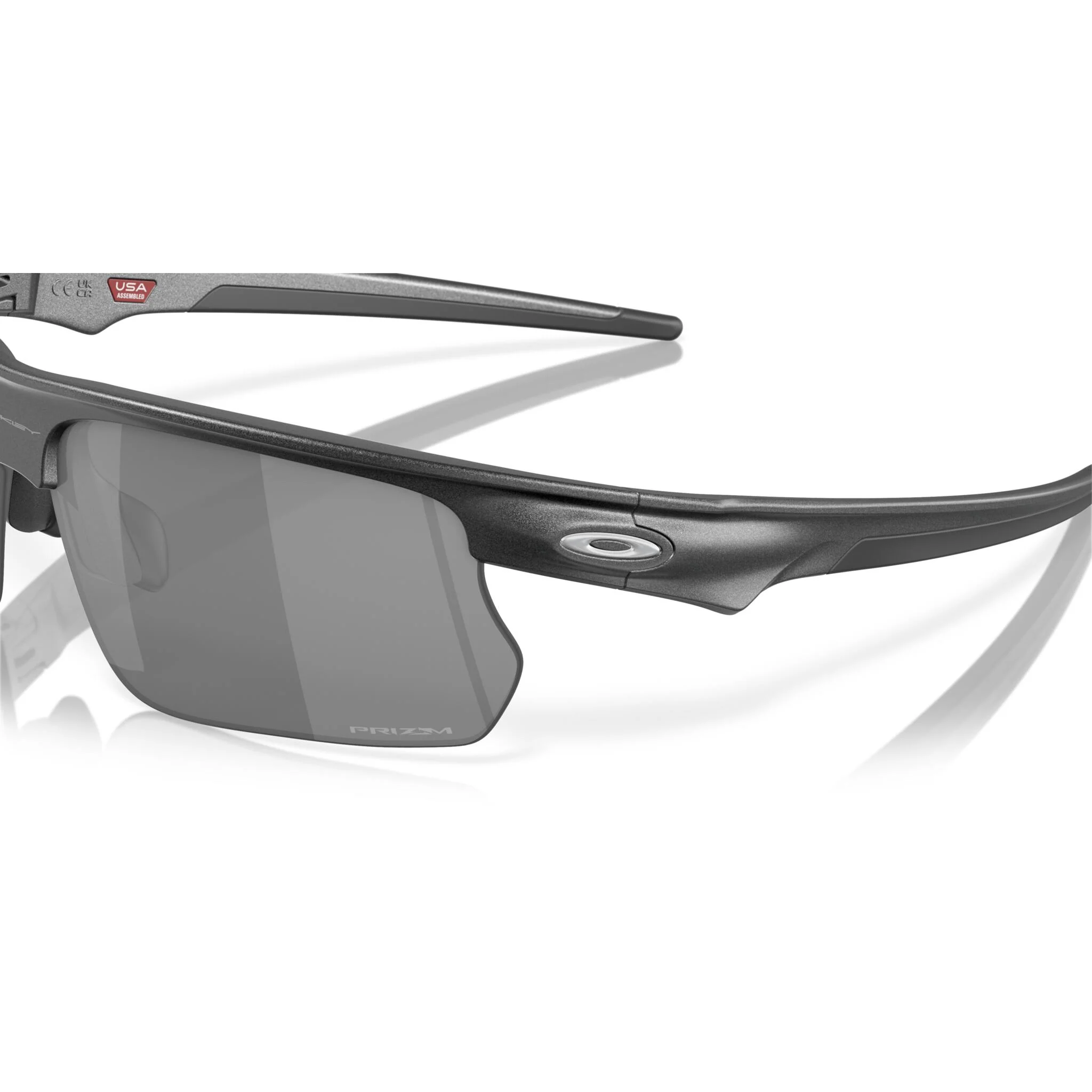 Oakley Bisphaera Black Lens Sunglasses - Steel - Image 6