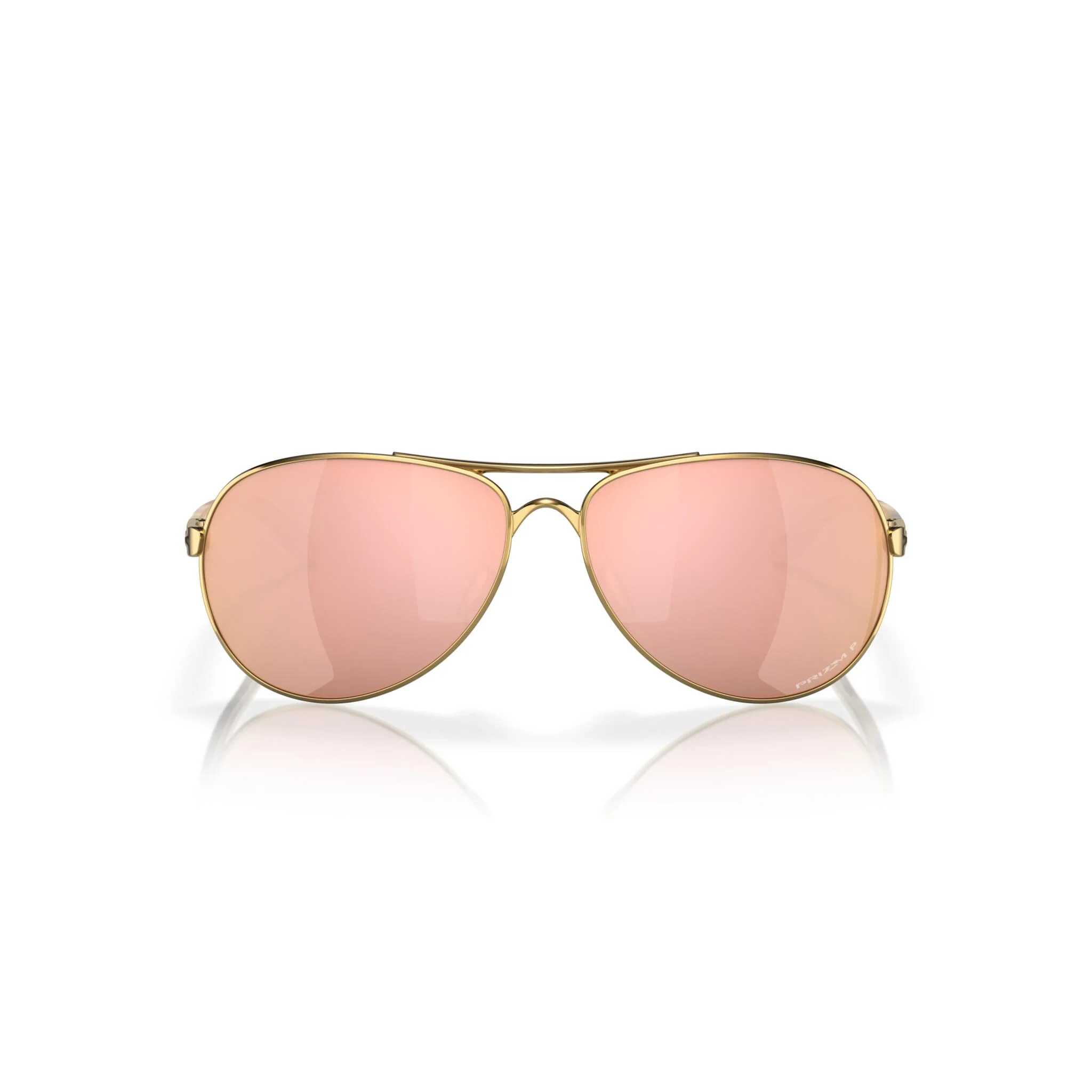 Oakley Feedback Rose Gold Sunglasses - Polished Gold - Image 2