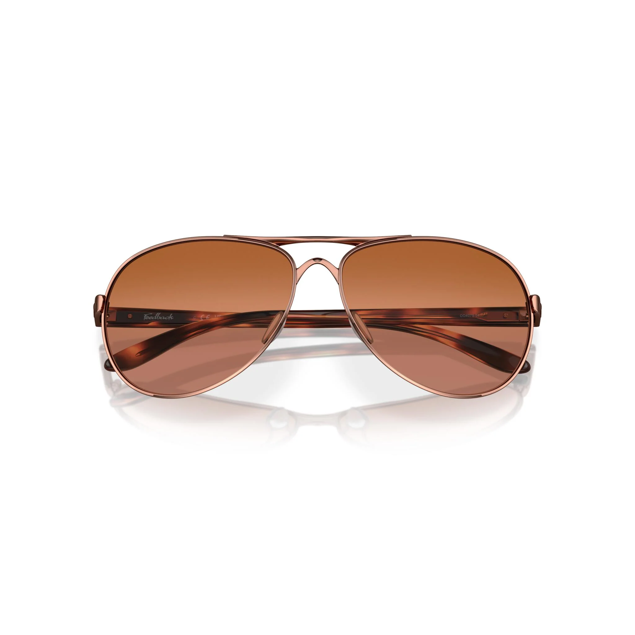 Oakley Feedback VR50 Brown Sunglasses - Rose Gold - Image 5