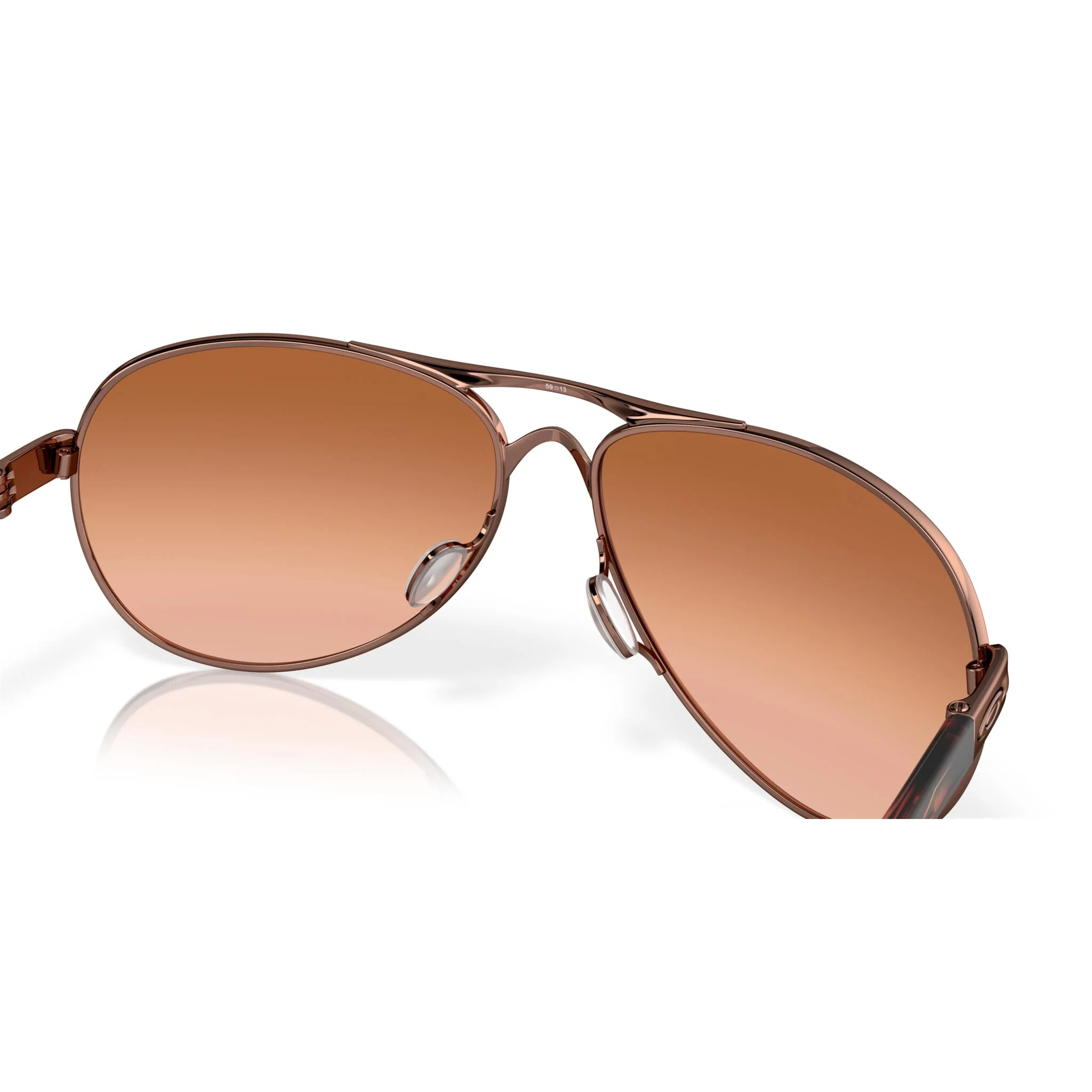 Oakley Feedback VR50 Brown Sunglasses - Rose Gold - Image 7