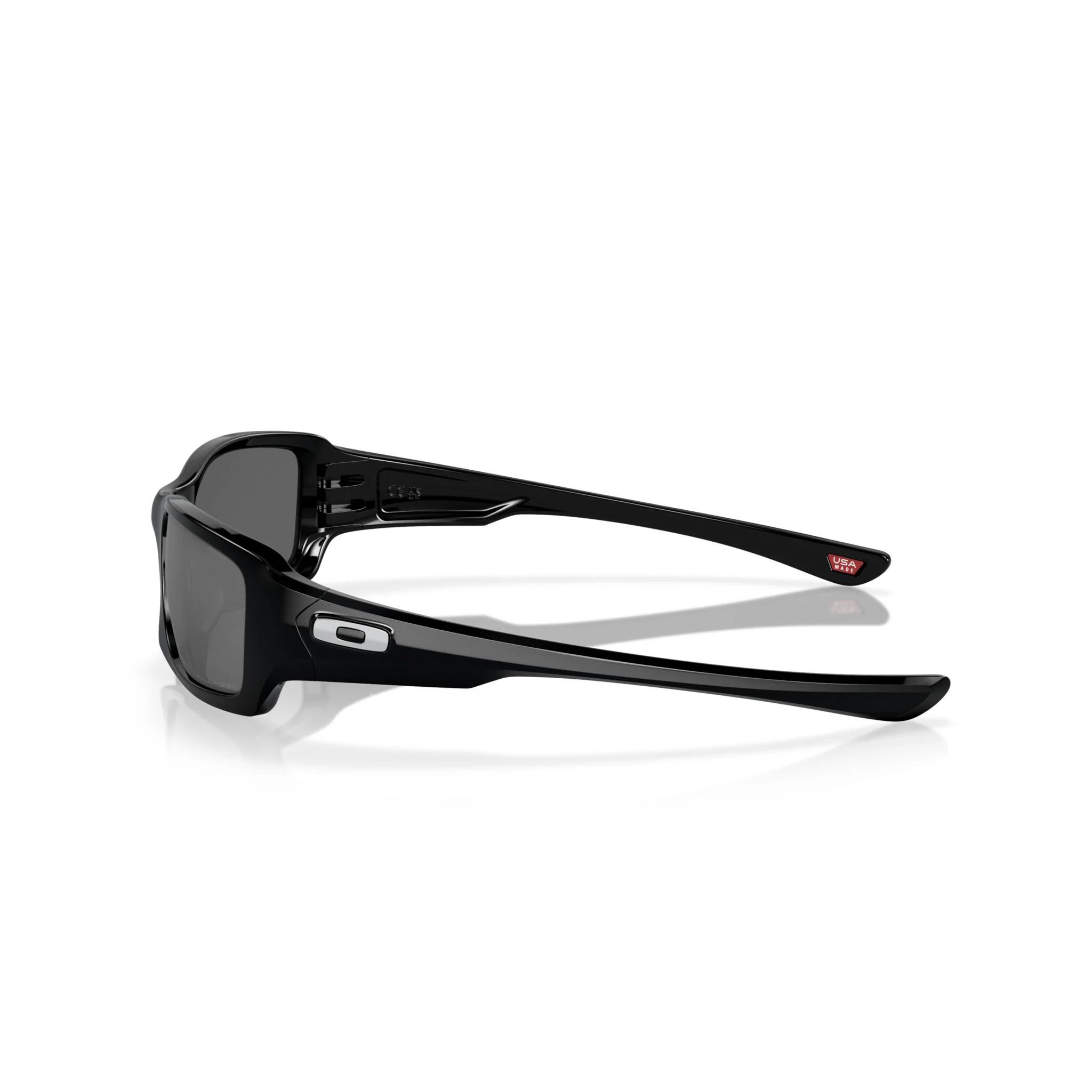Oakley Fives Squared Black Lens Sunglasses - Polished Black - Image 3