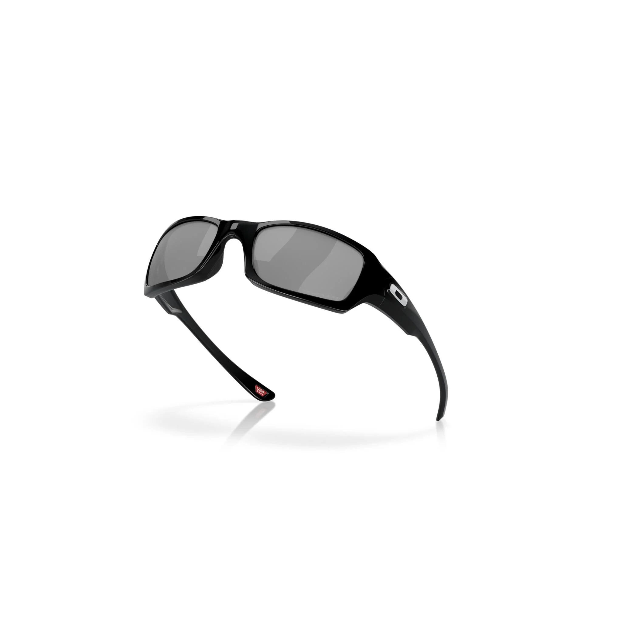 Oakley Fives Squared Black Lens Sunglasses - Polished Black - Image 4