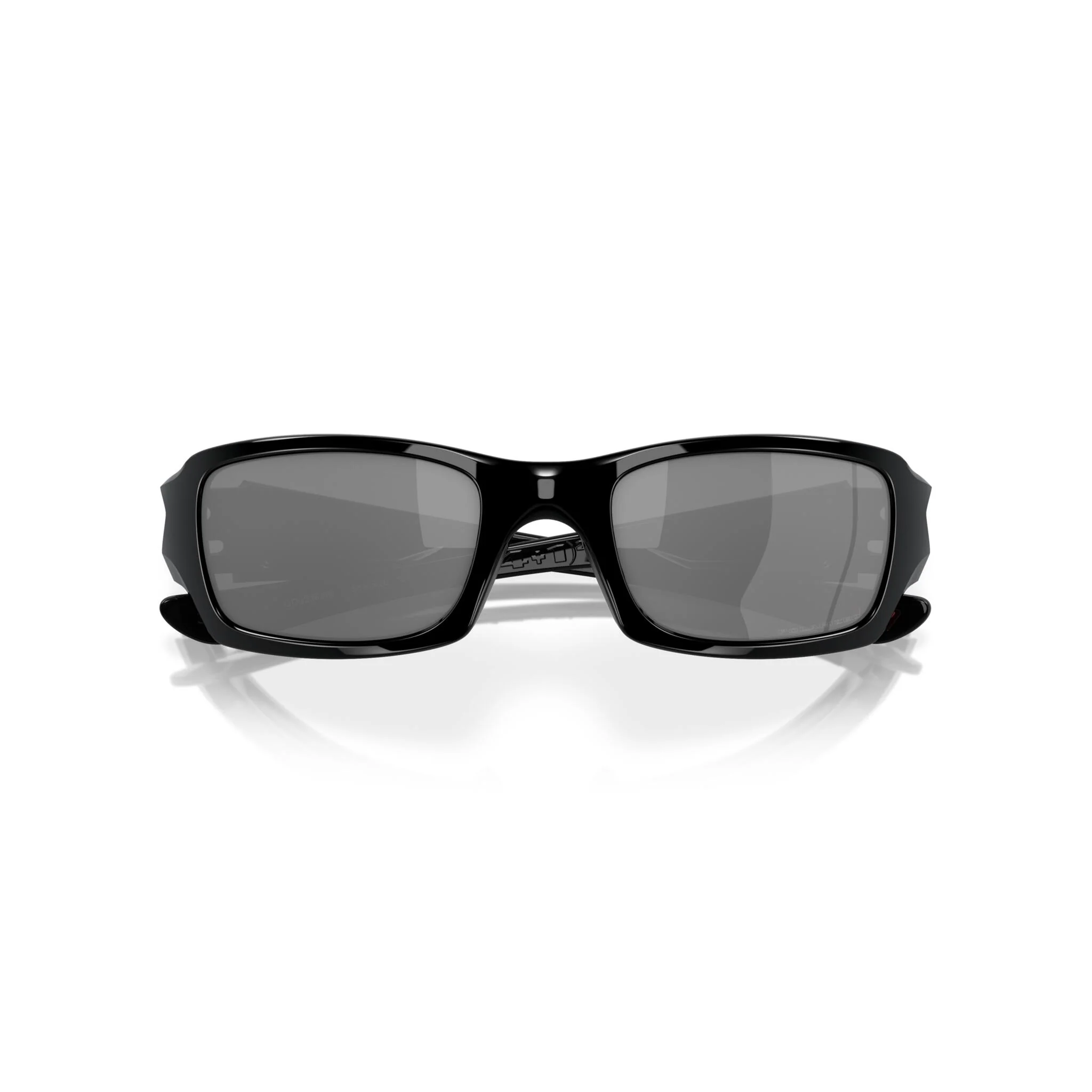 Oakley Fives Squared Black Lens Sunglasses - Polished Black - Image 5