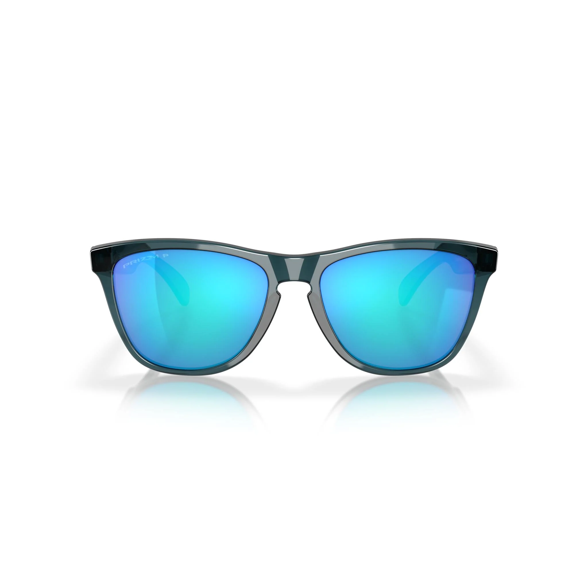 Oakley Frogskins Sapphire Lens Sunglasses - Crystal Black - Image 2