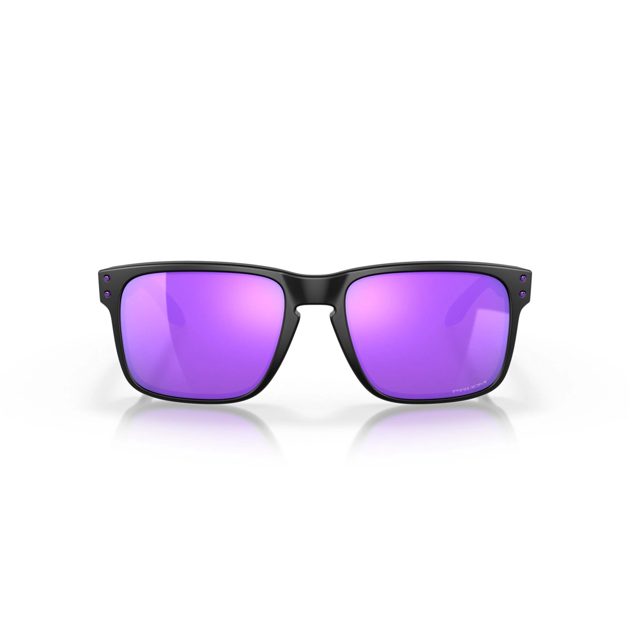Oakley Holbrook Violet Lens Sunglasses - Matte Black - Image 2