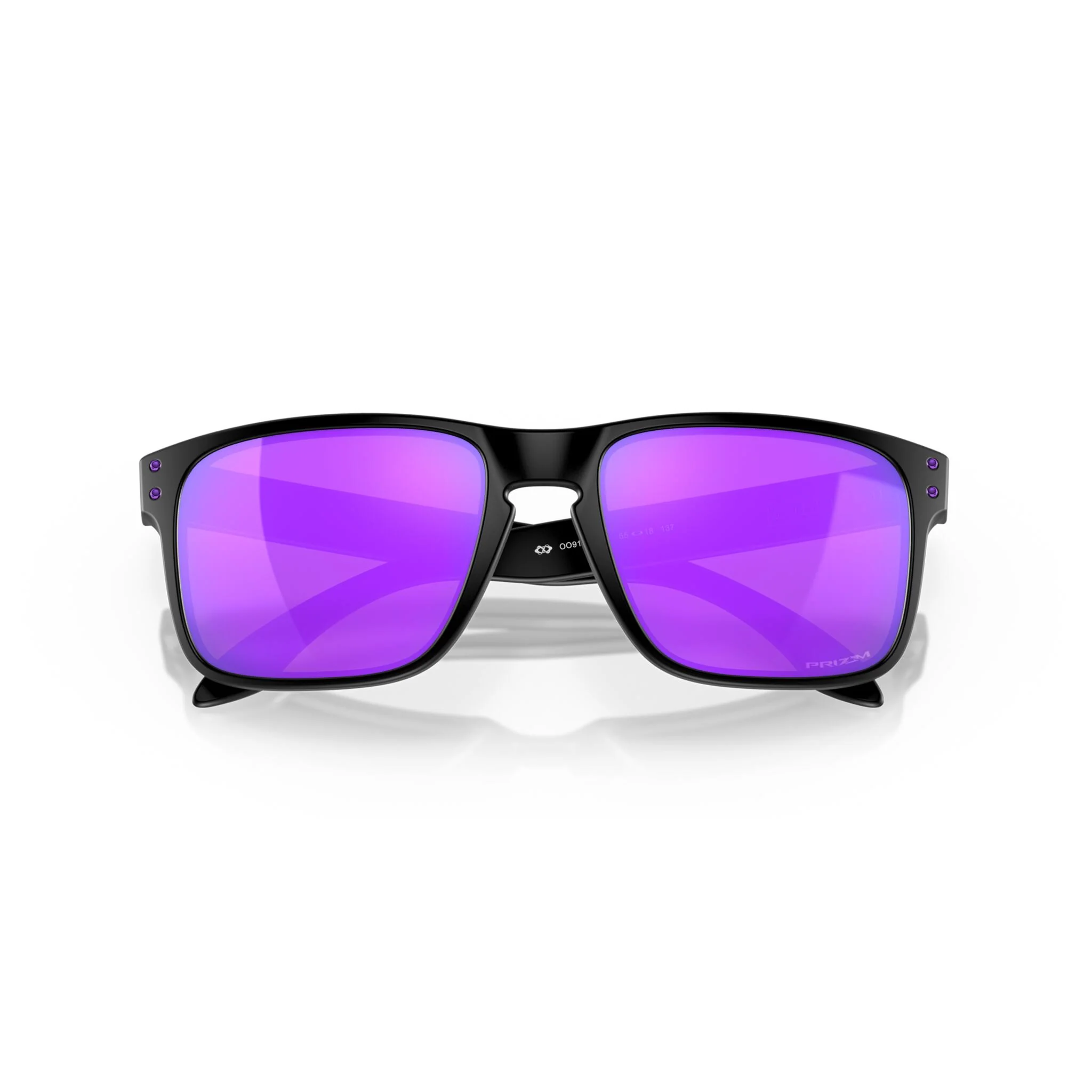 Oakley Holbrook Violet Lens Sunglasses - Matte Black - Image 5