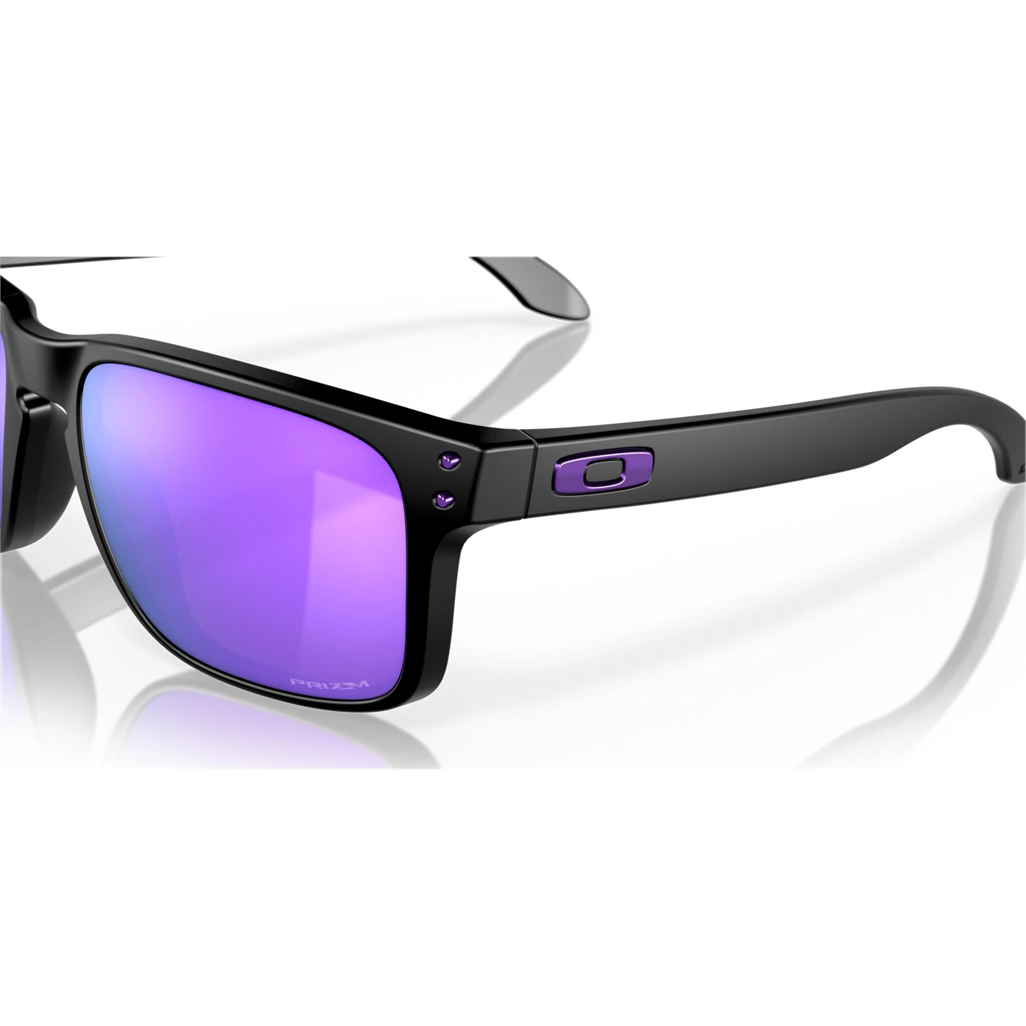 Oakley Holbrook Violet Lens Sunglasses - Matte Black - Image 6