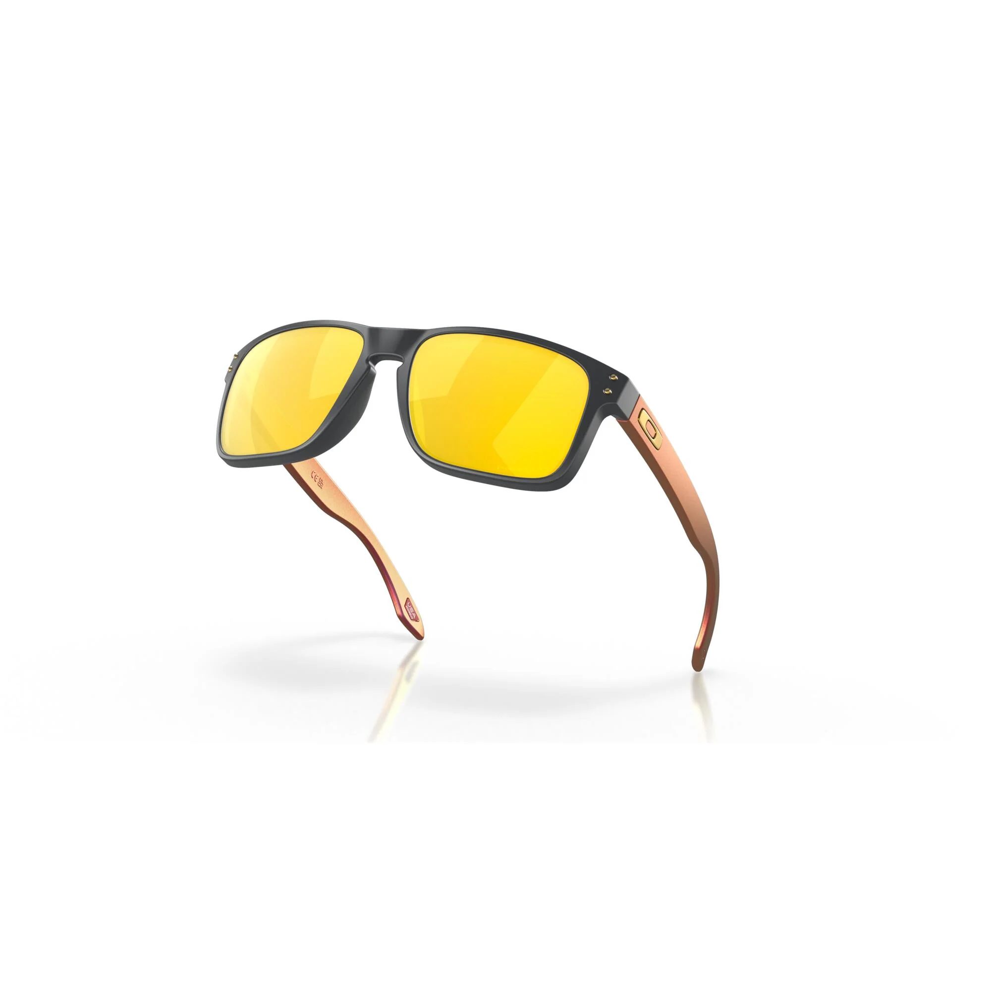 Oakley Holbrook XL 24K Polar Lens Sunglasses - Matte Black - Image 4