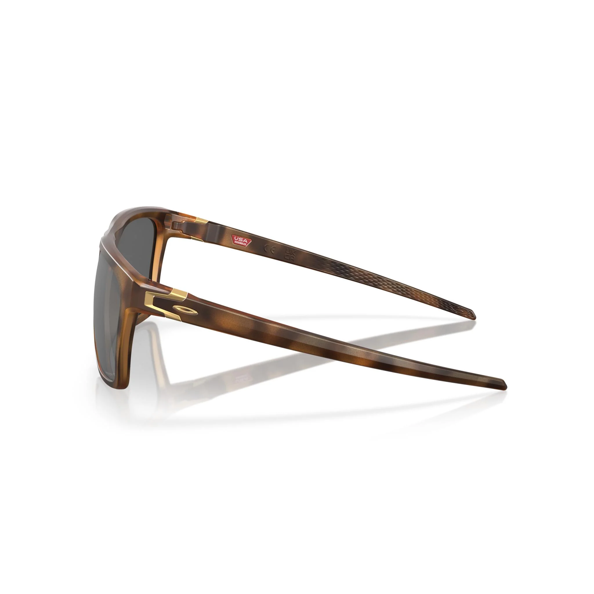 Oakley Leffingwell Black Lens Sunglasses - Matte Brown Tortoise - Image 3