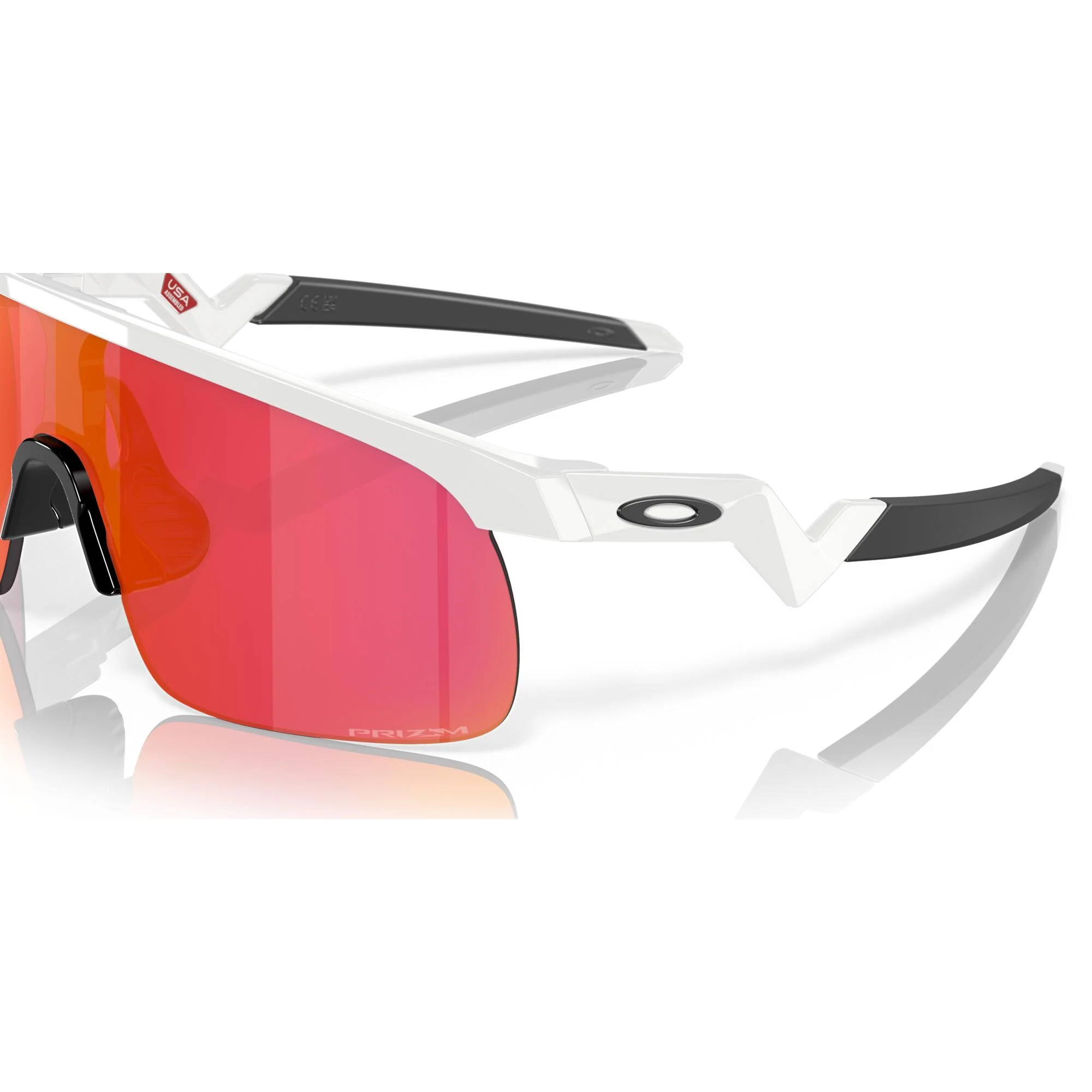 Oakley Resistor Prizm Field Lens Sunglasses - Polished White - Image 6