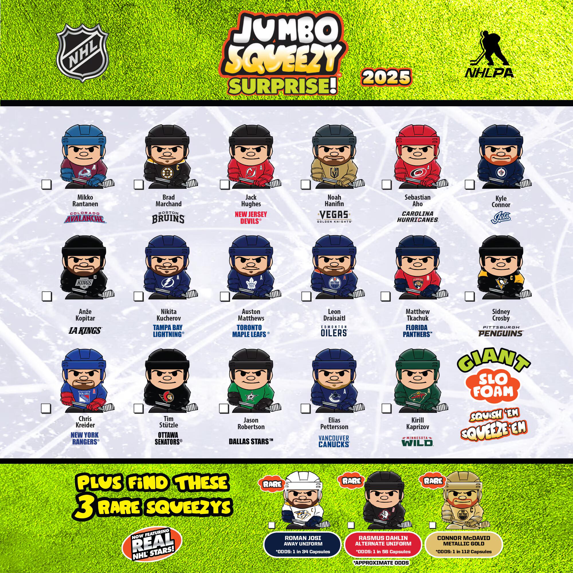 Party Animal NHL Squeezymate Jumbo Figure In Capsule - Image 5