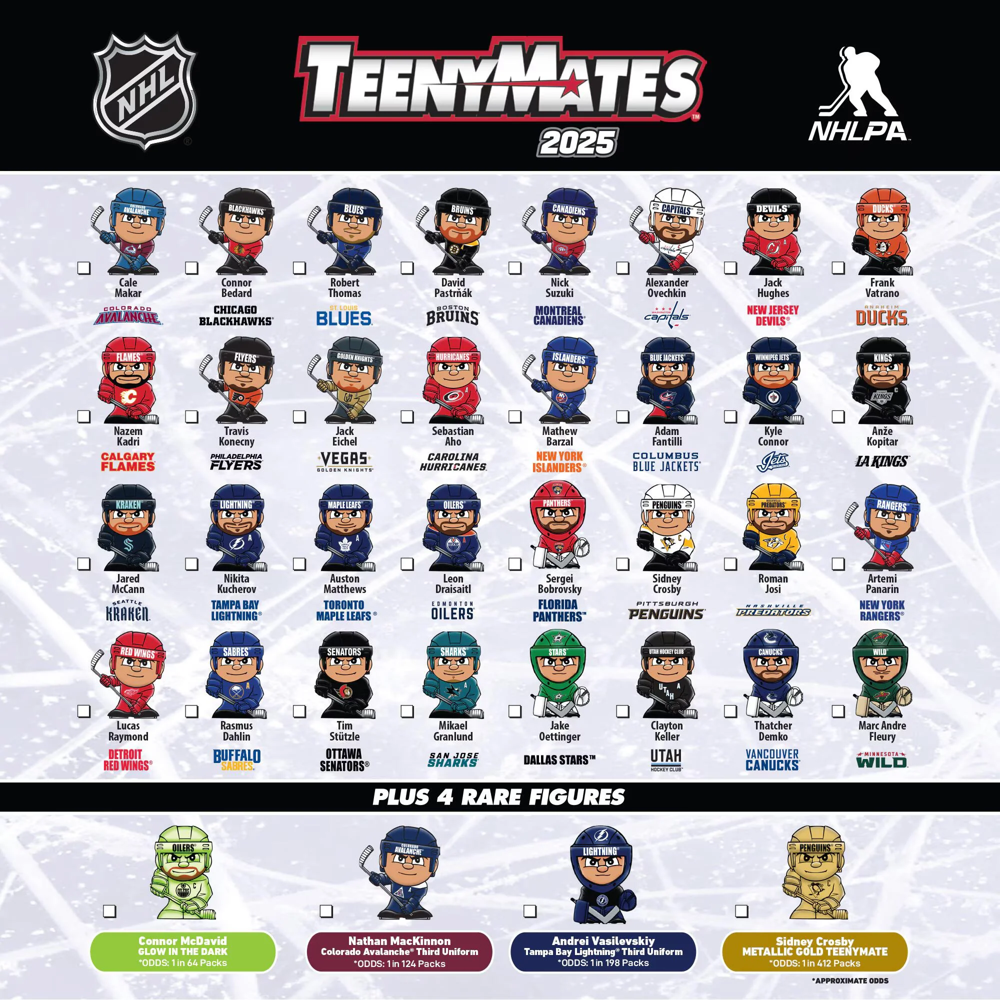 Party Animal NHL TeenyMates Mystery Figure/ Puzzle Pack - Image 5