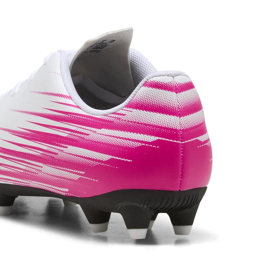 Puma Attacanto II FG/AG Junior Soccer Cleats - White/Ravish - Image 4
