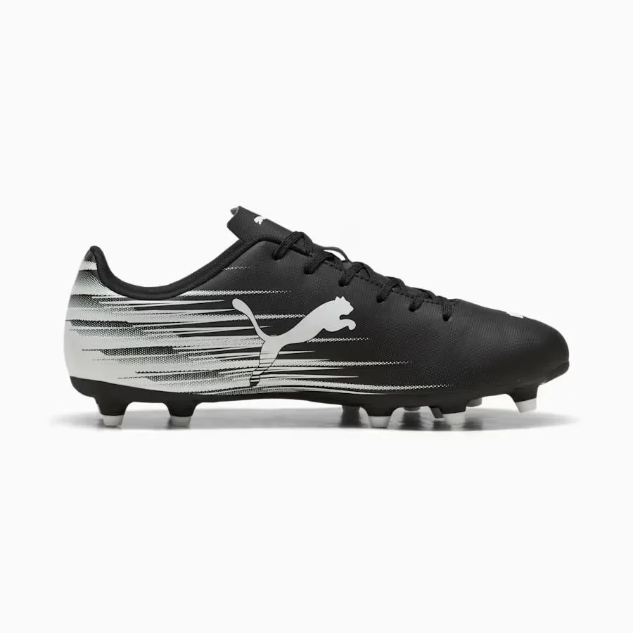 Puma Attacanto II FG/AG Men's Soccer Cleats - Black/White