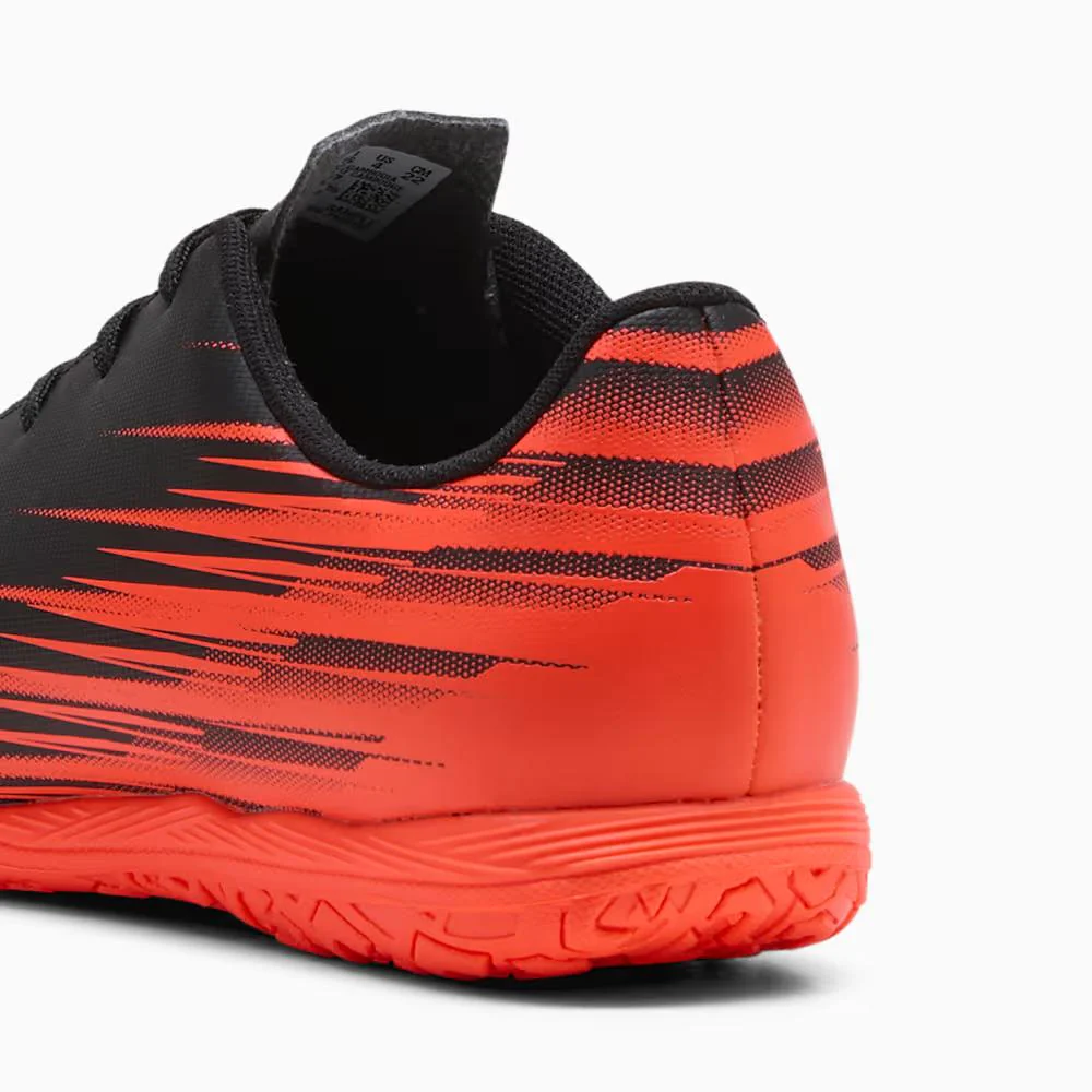 Puma Attacanto II Junior Soccer Cleats - Black/Glowing Red - Image 4