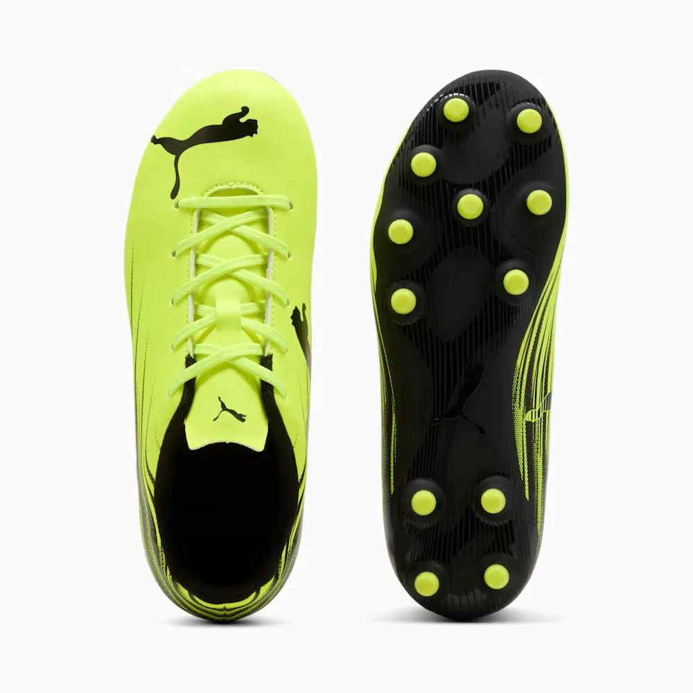 Puma Attacanto II Junior Soccer Cleats - Yellow Alert/Black - Image 5