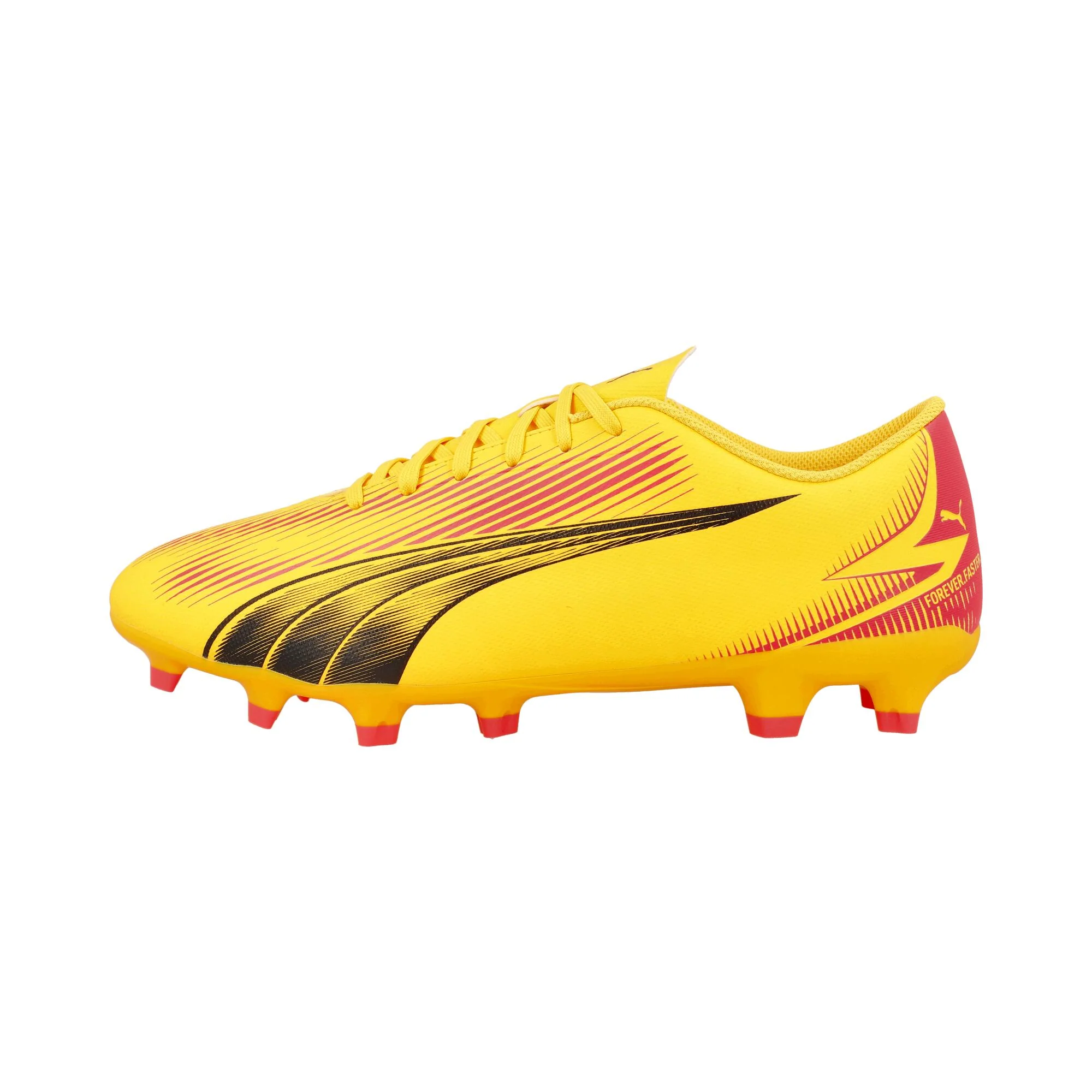 Puma Ultra Play FG/AG Men's Soccer Cleats - Sun Str/Black/Sunset - Image 3