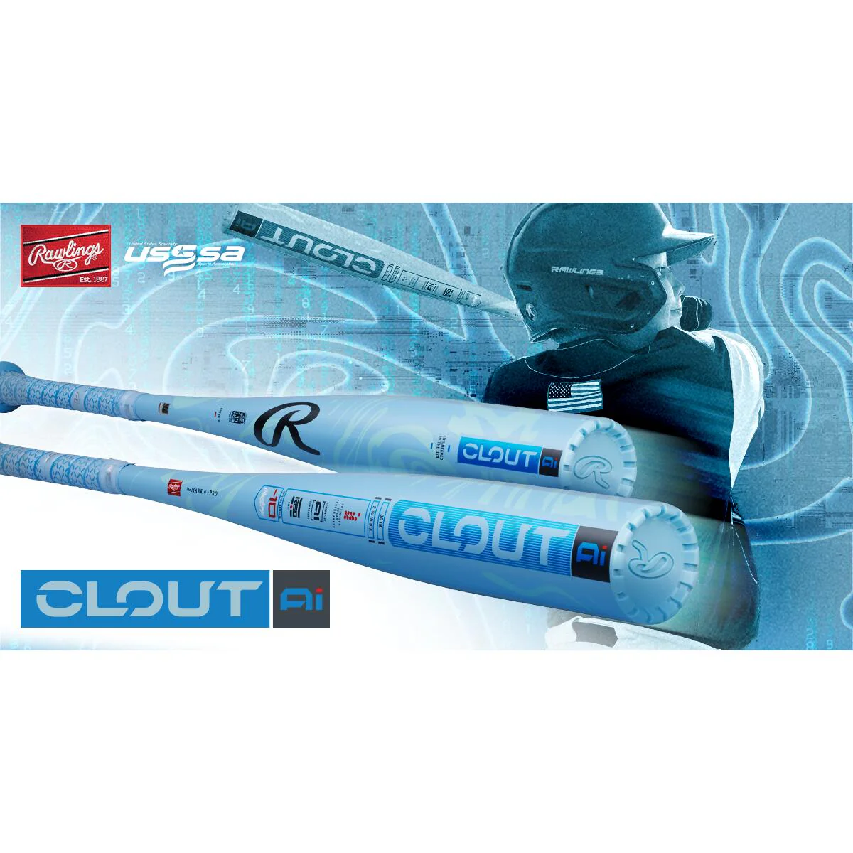 Rawlings Clout 2 3/4" Barrel (-10) Youth Baseball Bat - USSSA - Image 5