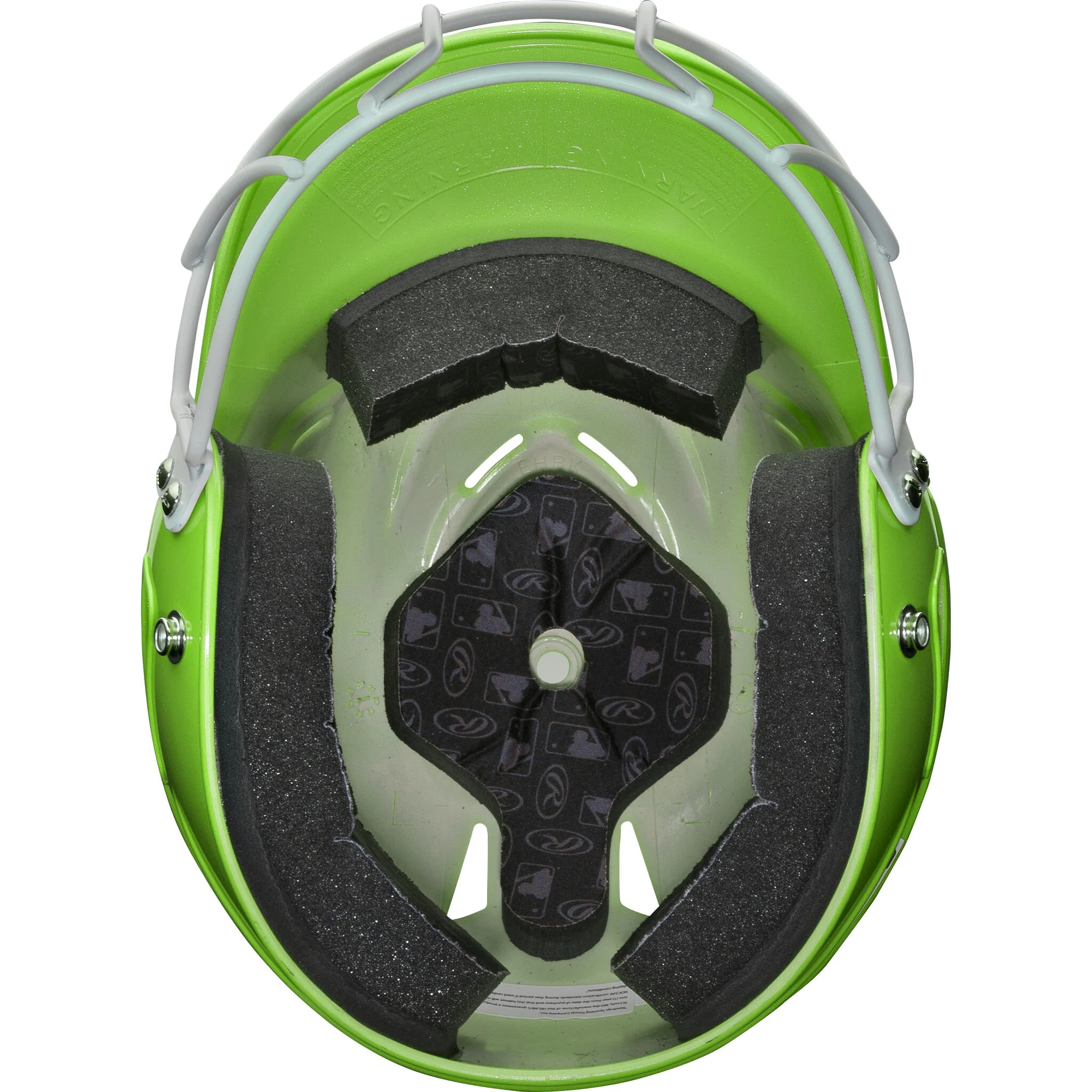 Rawlings Coolflo 1-Tone Highlighter Fastpitch Batting Helmet with Mask - Image 3