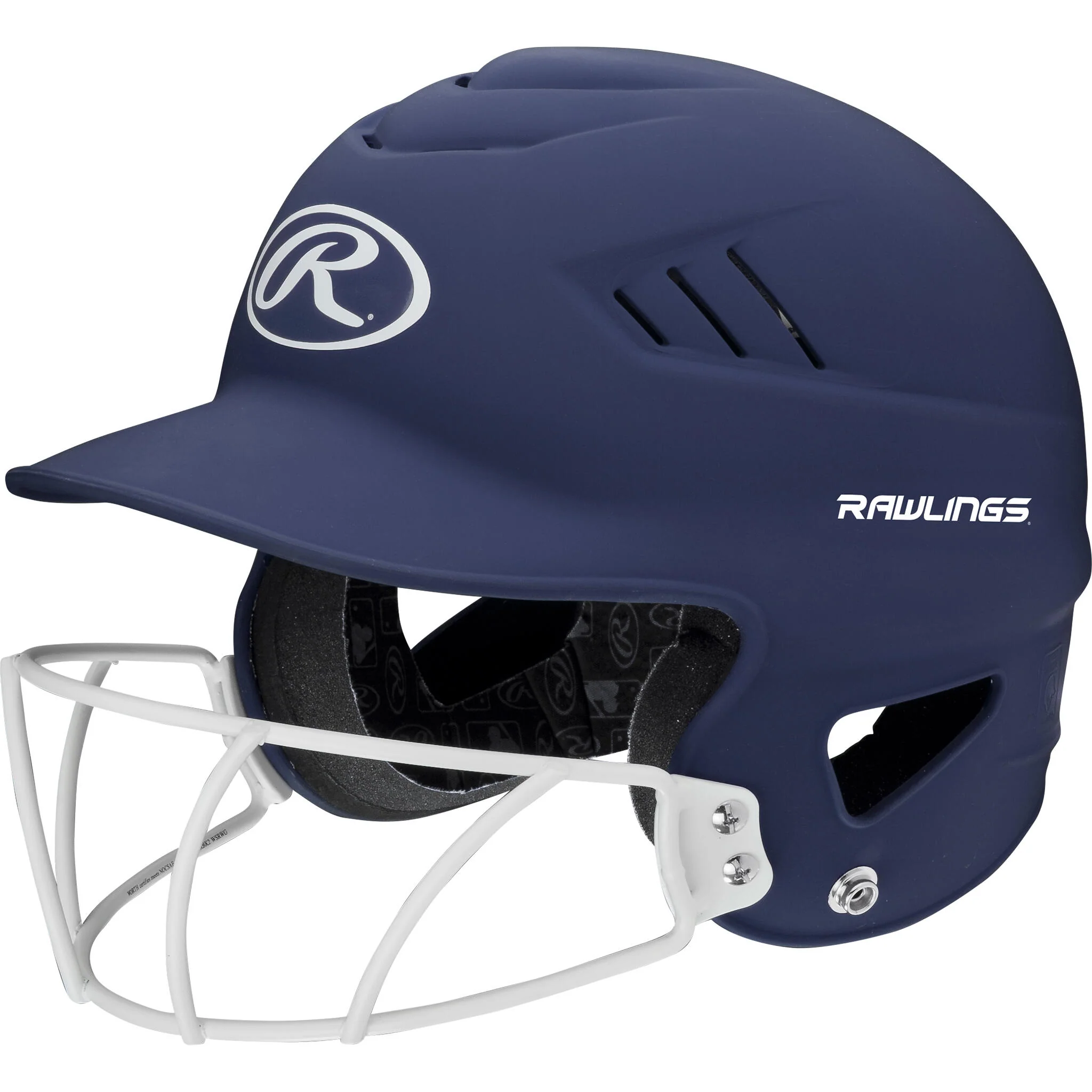 Rawlings Coolflo 1-Tone Highlighter Fastpitch Batting Helmet with Mask - Image 8