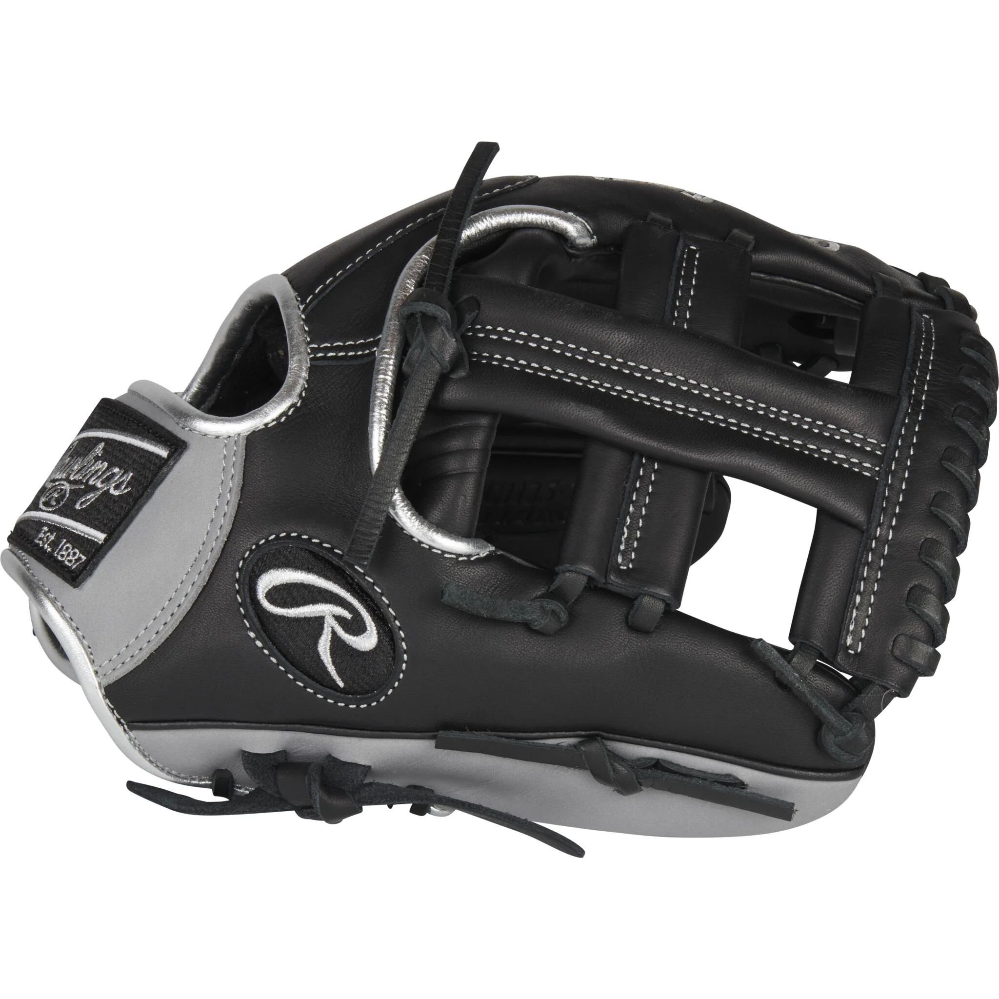 Rawlings Encore 11.25" Baseball Glove - Black - Right Hand Throw - Image 3