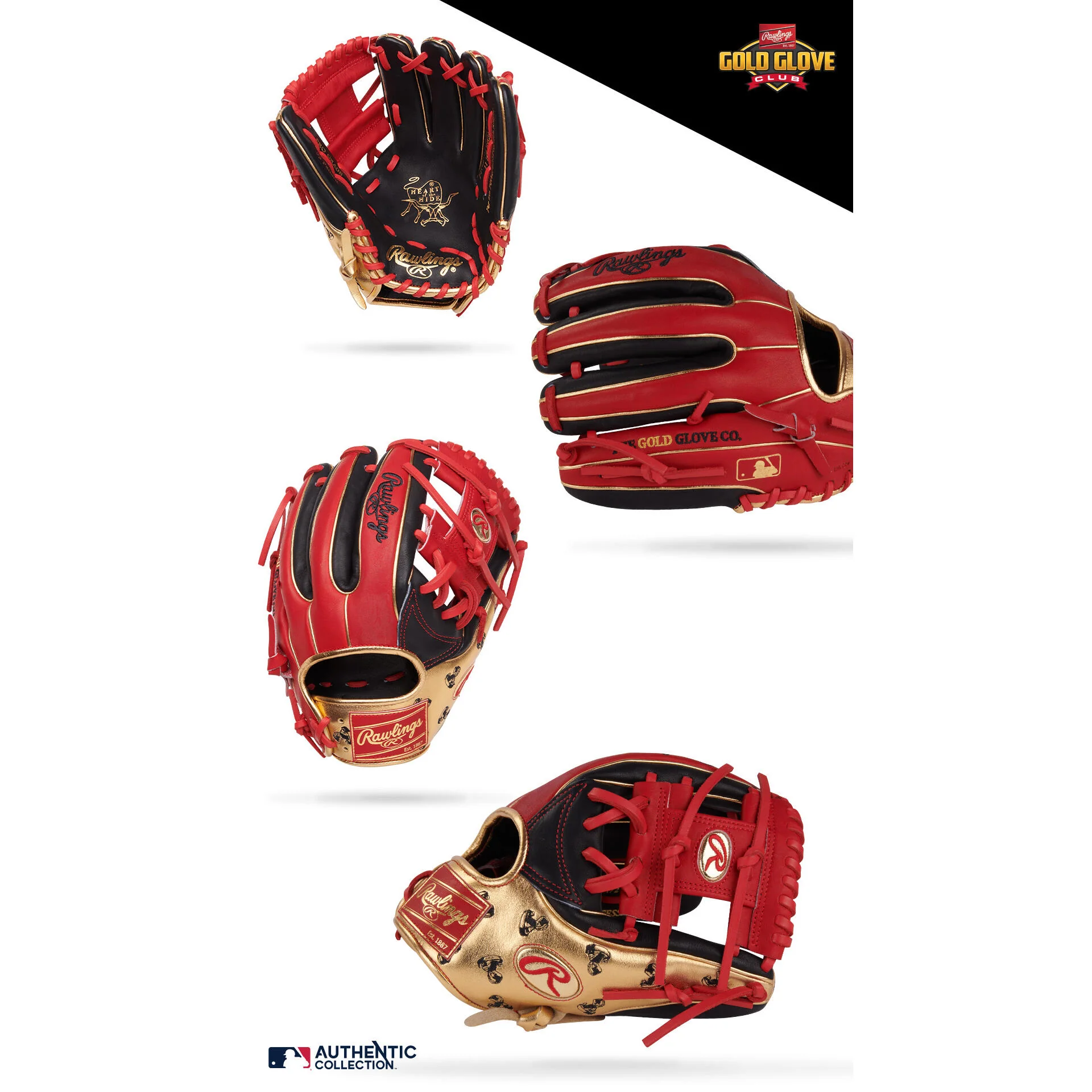 Rawlings Gold Glove Club - Glove of the Month 11.5" PRO-GOLDYIX Baseball Glove - June 2025 - Image 6
