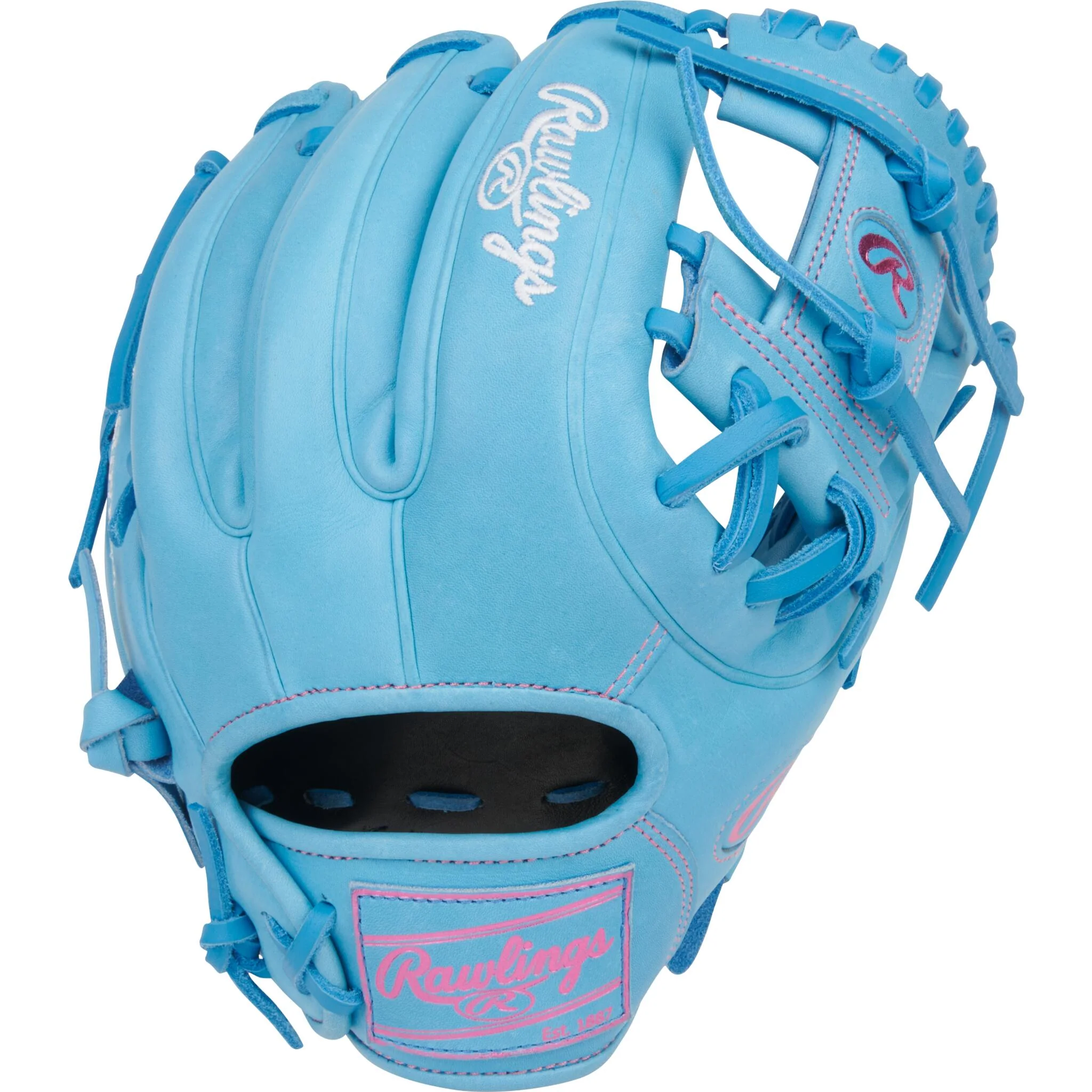 Rawlings Heart of the Hide 11.5" Baseball Glove - Columbia Blue - Right Hand Throw