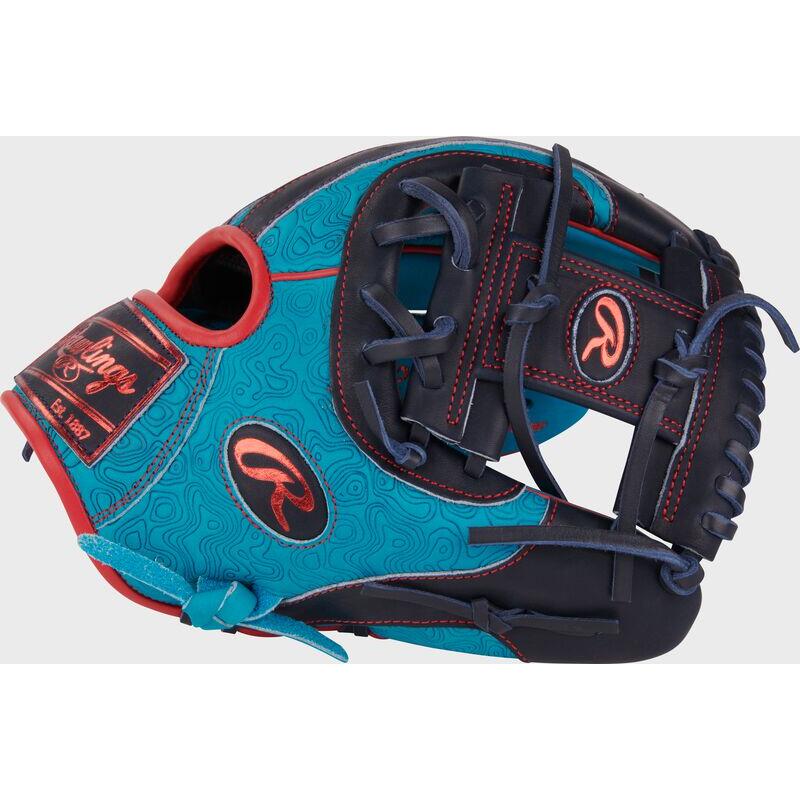 Rawlings Heart of the Hide 11.5" ColorSync 9.0 Baseball Glove - Teal/Navy (2025) - Image 3