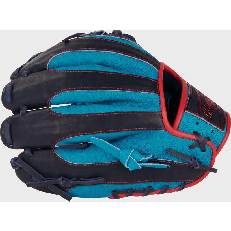 Rawlings Heart of the Hide 11.5" ColorSync 9.0 Baseball Glove - Teal/Navy (2025) - Image 4
