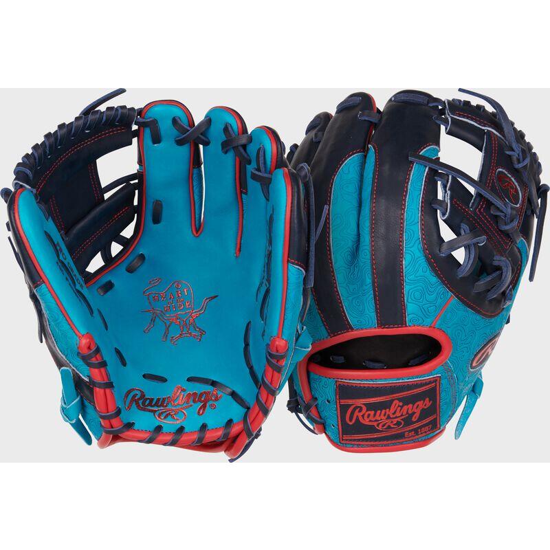 Rawlings Heart of the Hide 11.5" ColorSync 9.0 Baseball Glove - Teal/Navy (2025) - Image 5