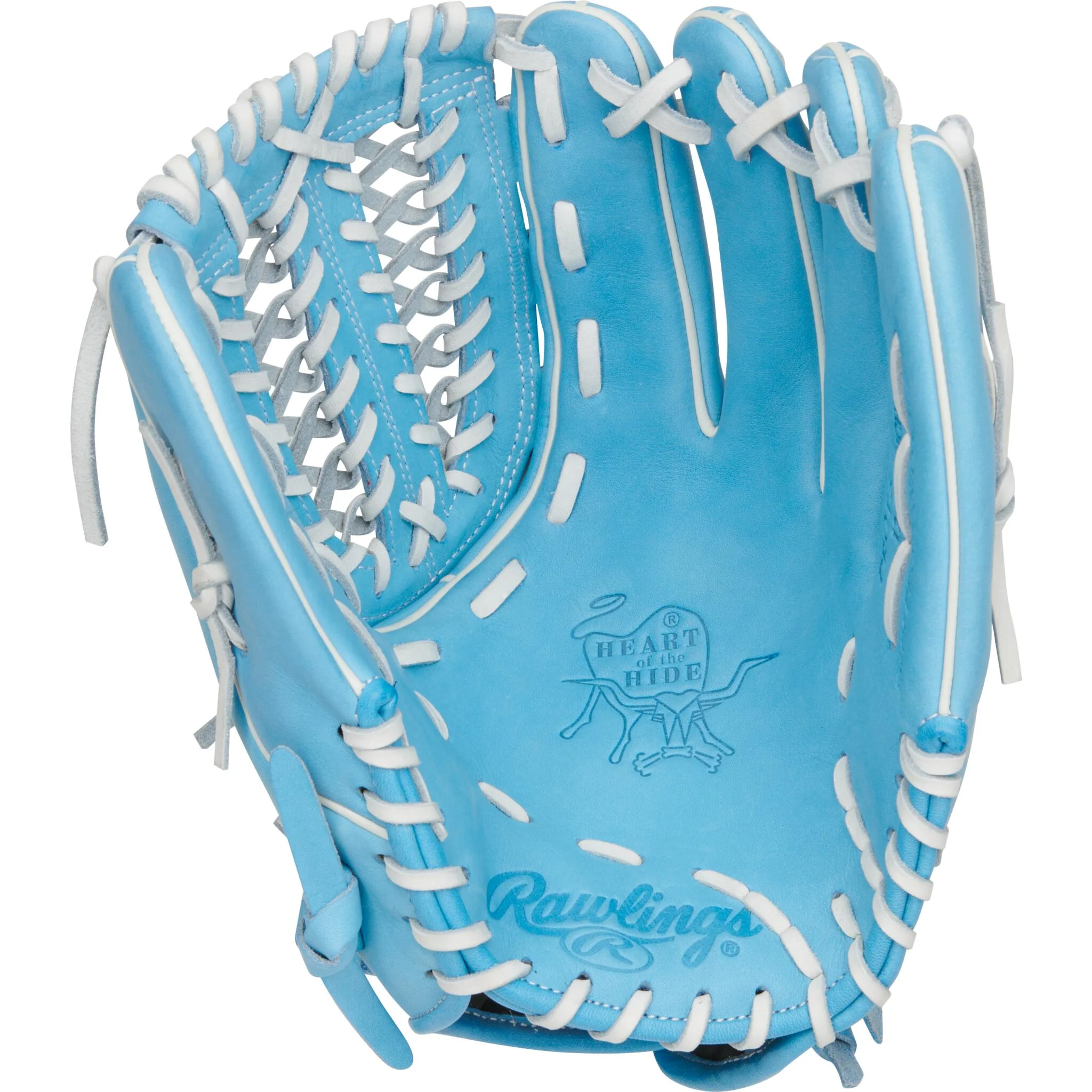 Rawlings Heart Of The Hide 12.5" Softball Glove - Carolina Blue