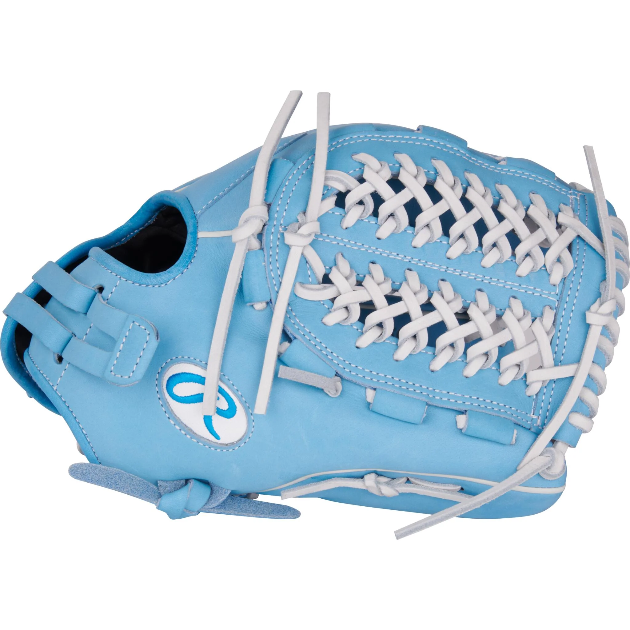 Rawlings Heart Of The Hide 12.5" Softball Glove - Carolina Blue - Image 4