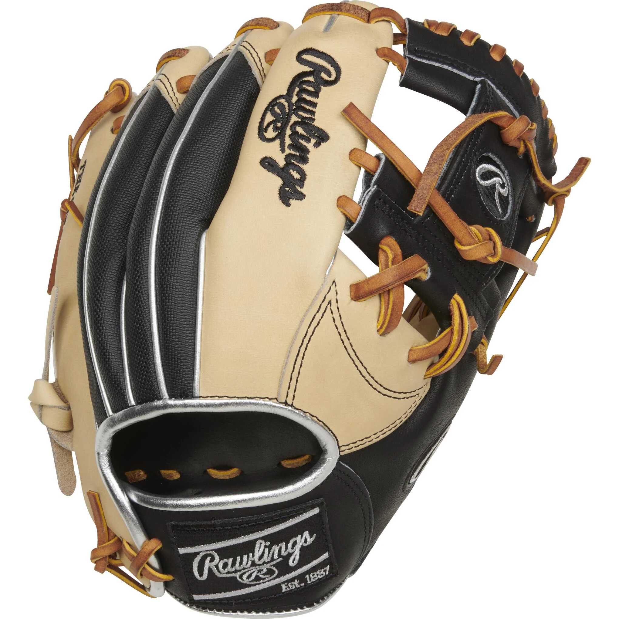 Rawlings Heart Of The Hide 12" Baseball Glove 11.5" - Camel/Black Speedshell - Right Hand Throw - Image 2