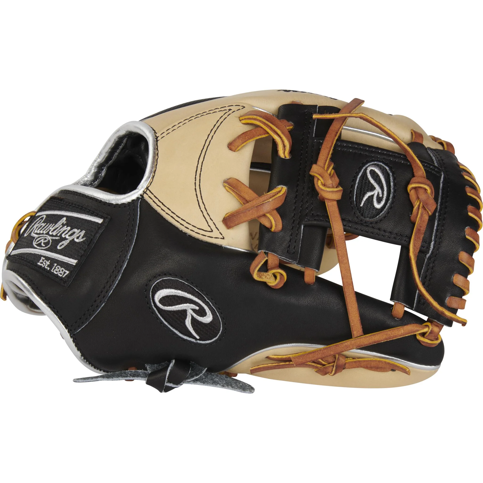 Rawlings Heart Of The Hide 12" Baseball Glove 11.5" - Camel/Black Speedshell - Right Hand Throw - Image 3