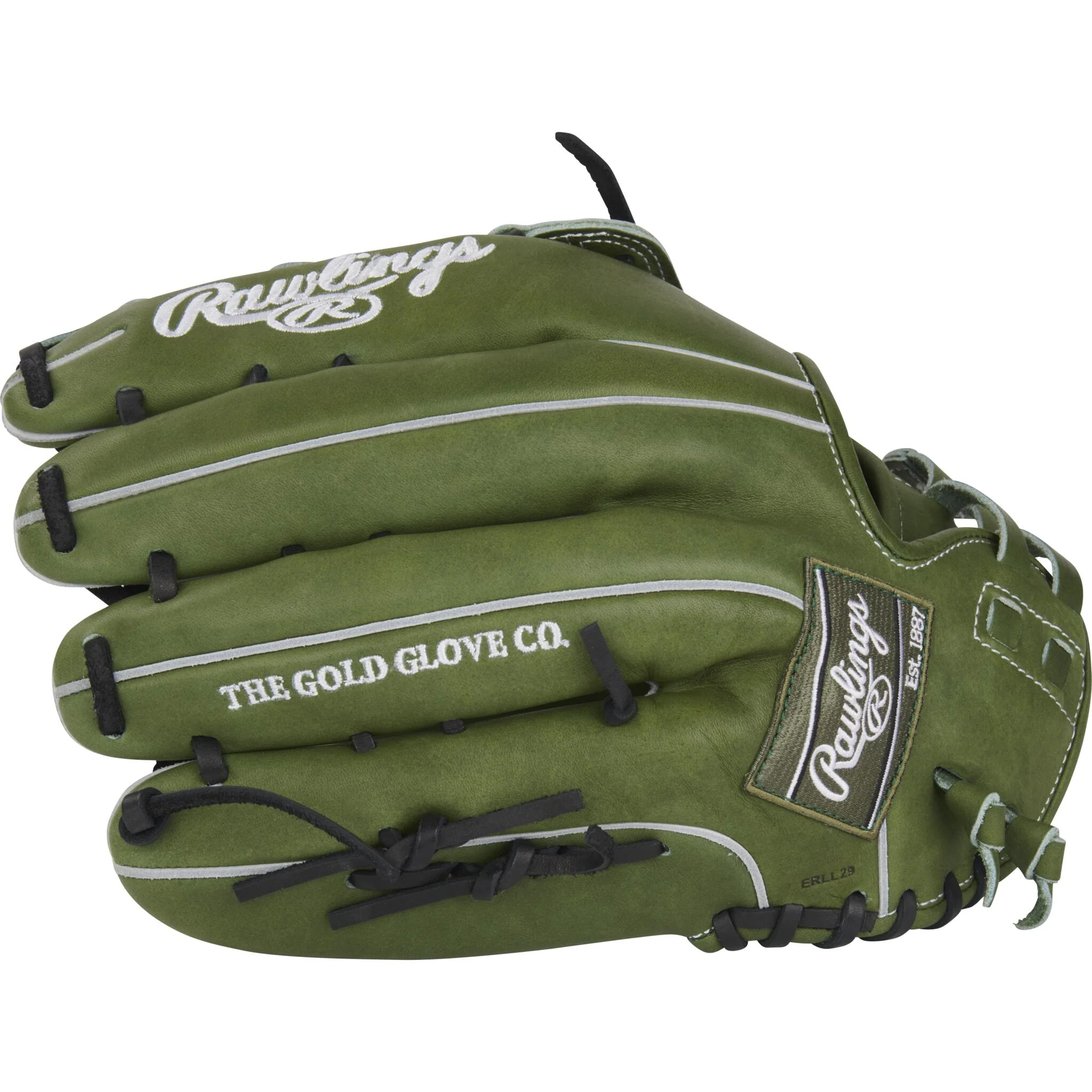 Rawlings Heart Of The Hide 13" Softball Glove - Military Green (2023) - Image 3