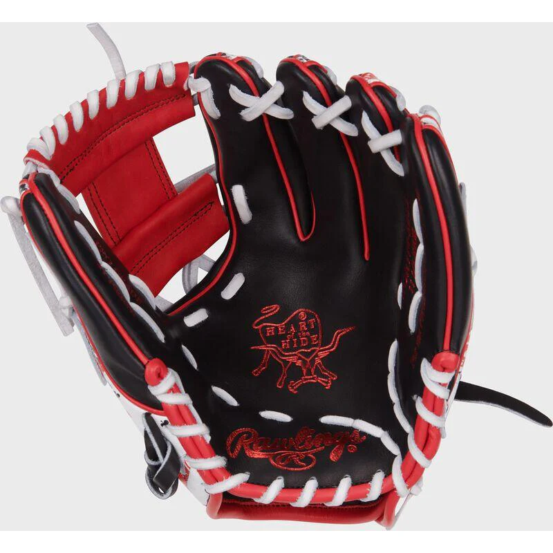 Rawlings Heart Of The Hide ColorSync 9.0 11.5" Baseball Glove - Black/Deck Cards (2025) - Image 2