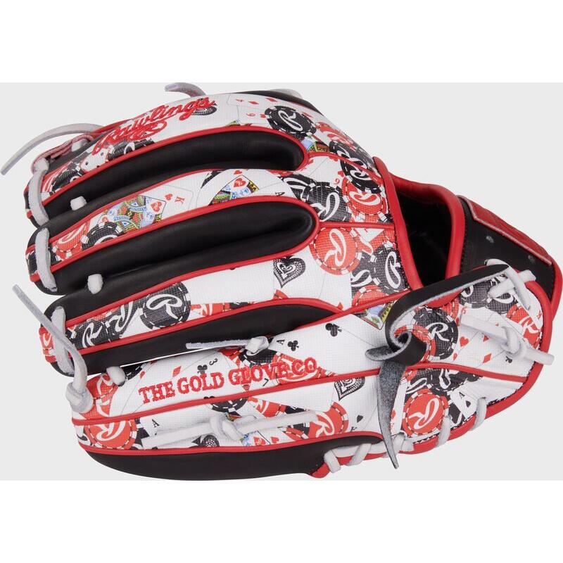 Rawlings Heart Of The Hide ColorSync 9.0 11.5" Baseball Glove - Black/Deck Cards (2025) - Image 4