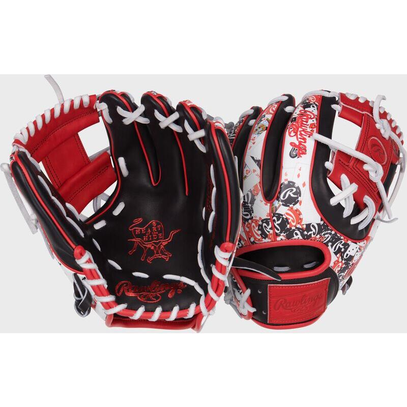 Rawlings Heart Of The Hide ColorSync 9.0 11.5" Baseball Glove - Black/Deck Cards (2025) - Image 5